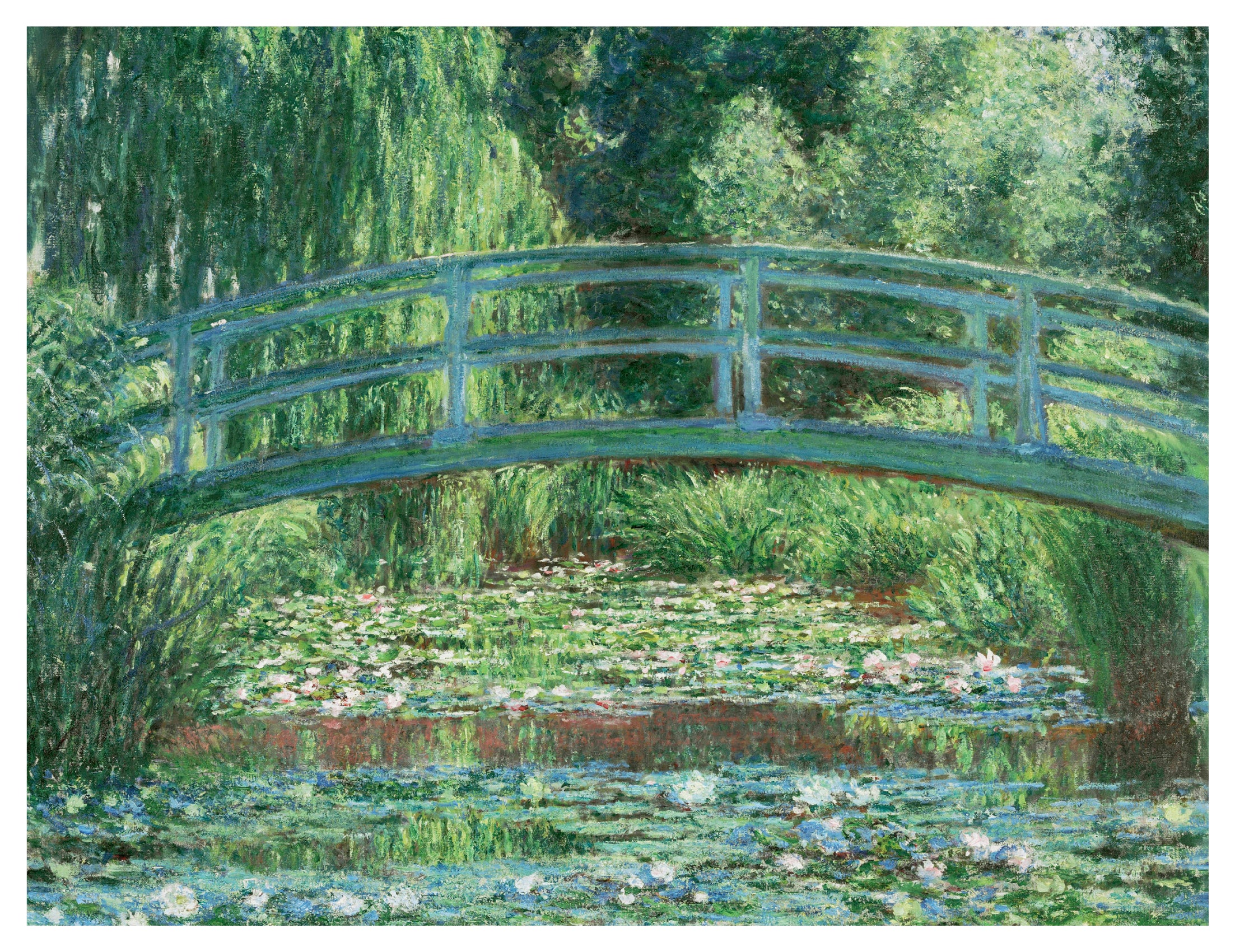 pomegranate-claude-monet-lily-pond-briefkarten-seerosen-box image 2