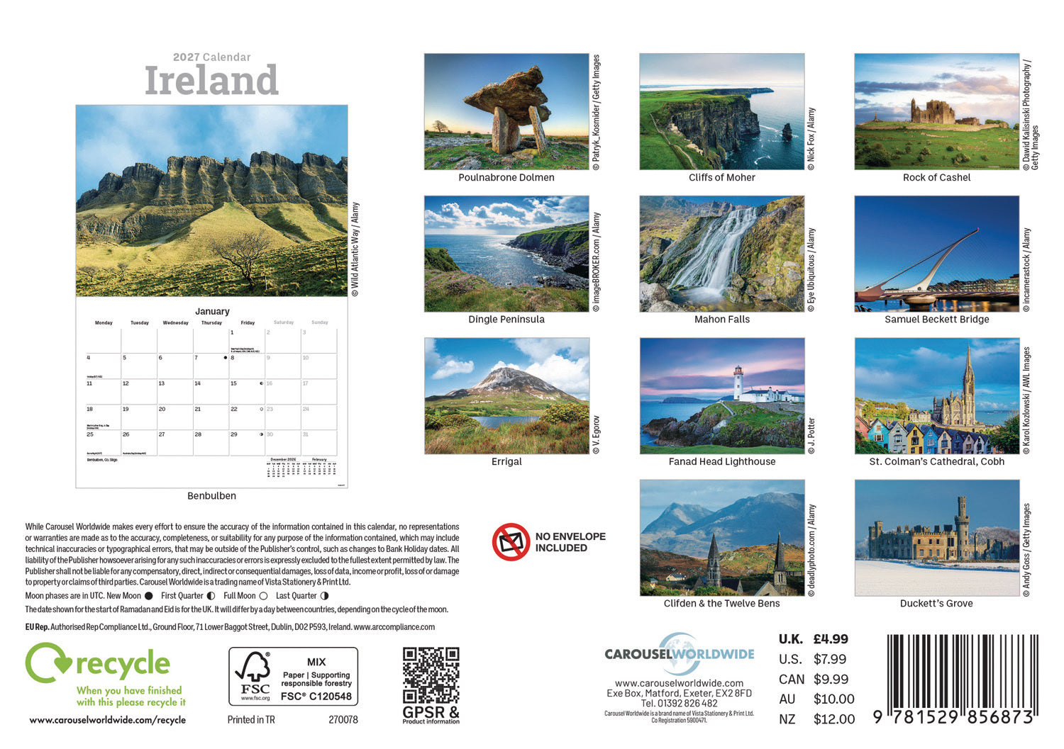 otter-house-ireland-eire-a5-kalender-2027-wandkalender image 2
