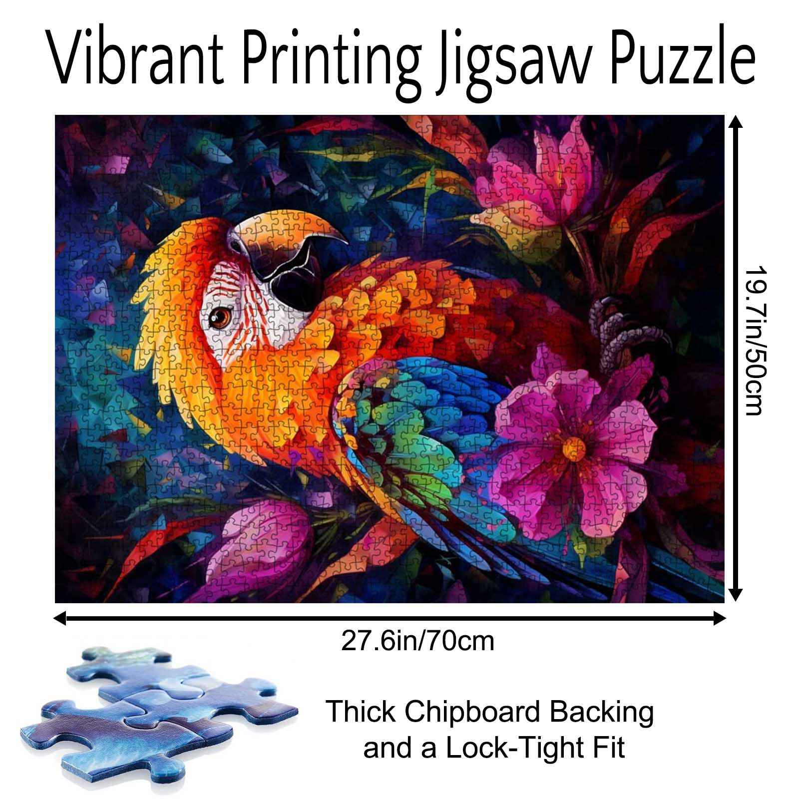 tucocoo-jigsaw-puzzles-colorful-parrot-puzzle-1000-teile-papagei image 5