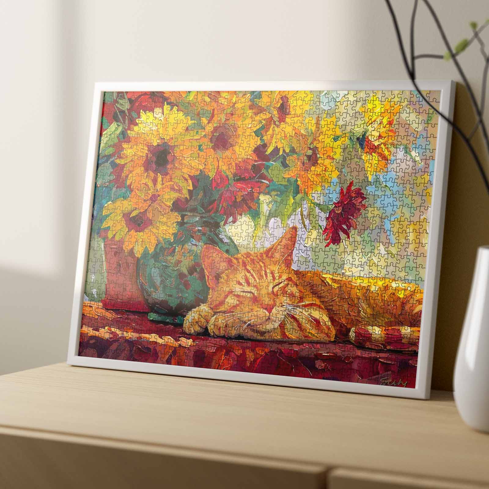 tucocoo-jigsaw-puzzles-sleeping-cat-puzzle-1000-teile-katze image 4