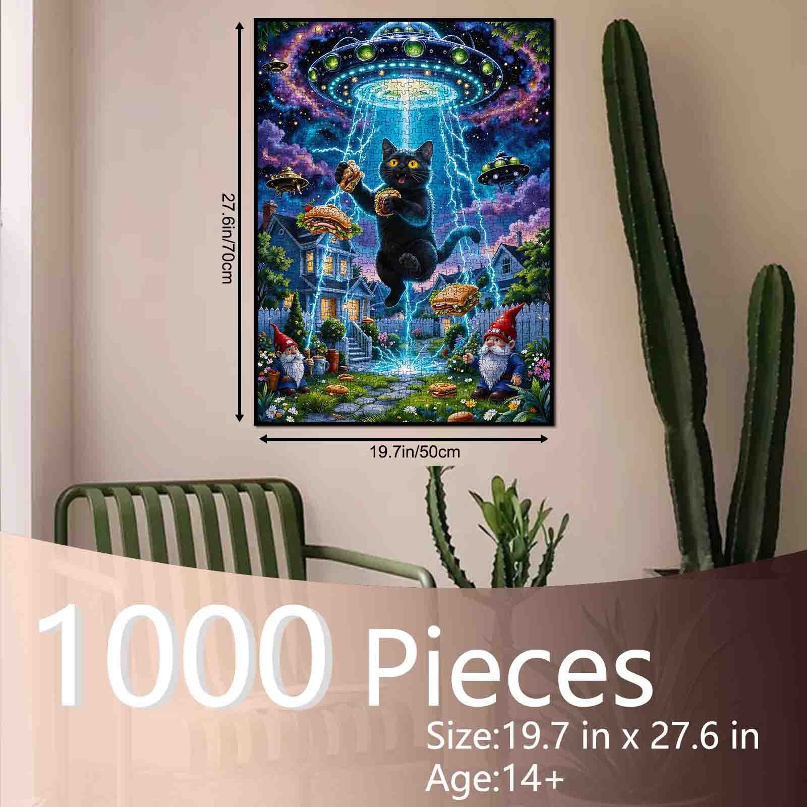 tucocoo-ufo-cat-sandwich-abduction-puzzle-1000-teile-katze image 5