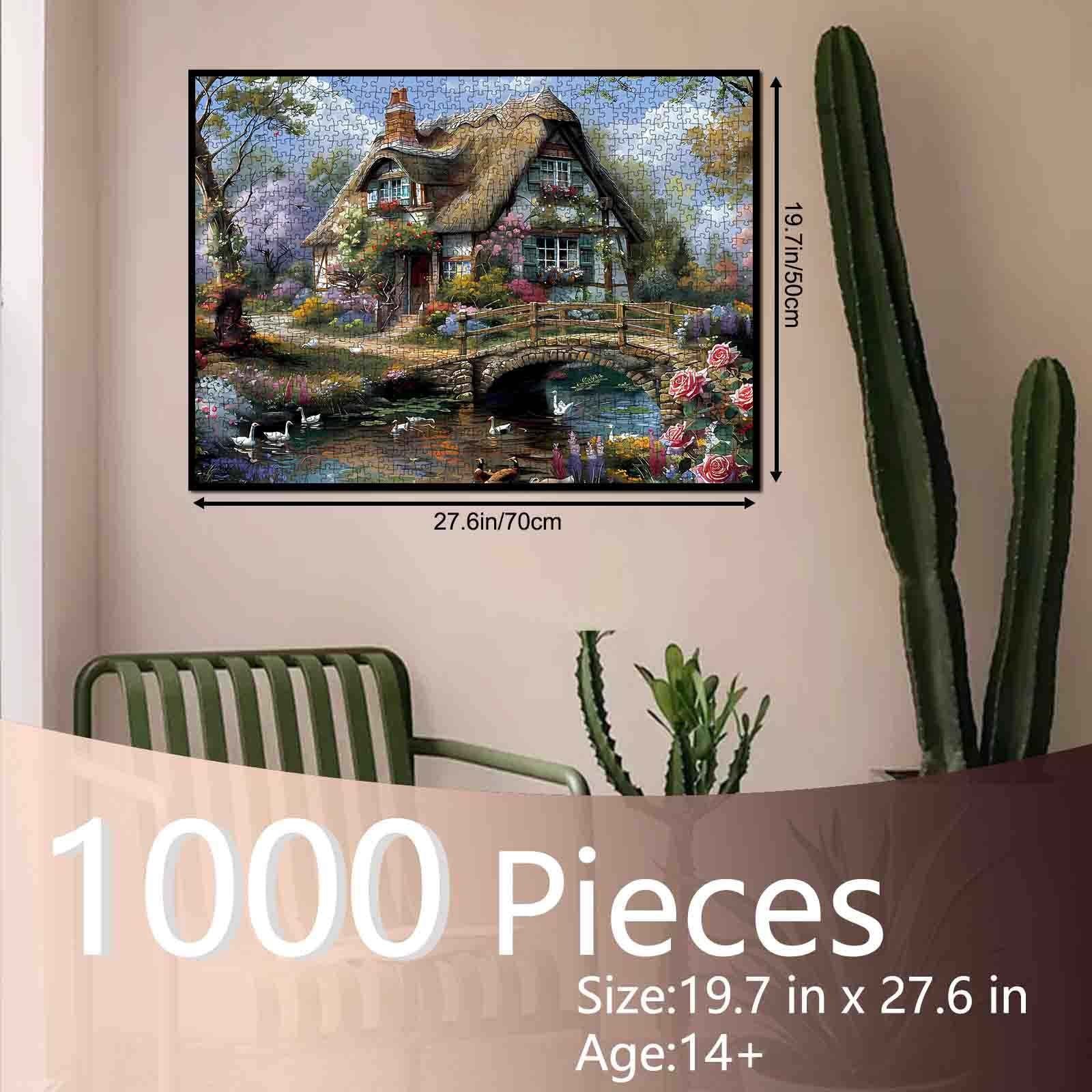 tucocoo-bridgeside-cottage-puzzle-1000-teile-landschaft image 5