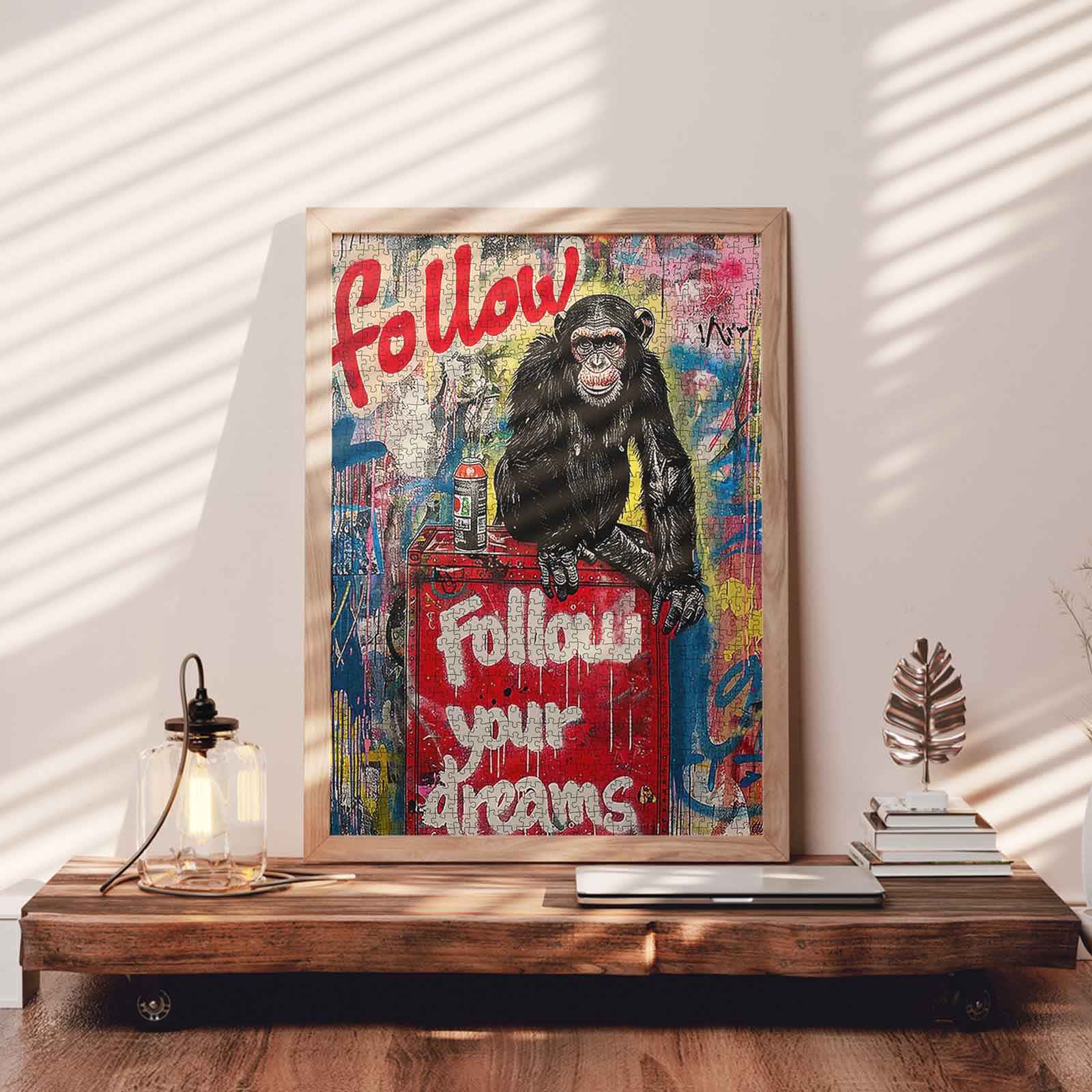 tucocoo-follow-your-dreams-puzzle-1000-teile-affe-graffiti image 3