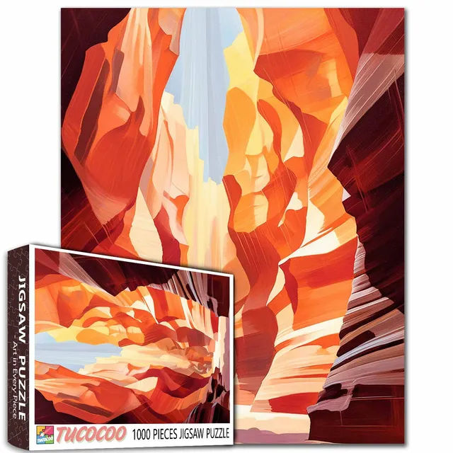 tucocoo-antelope-canyon-light-puzzle-1000-teile-landschaft image 1