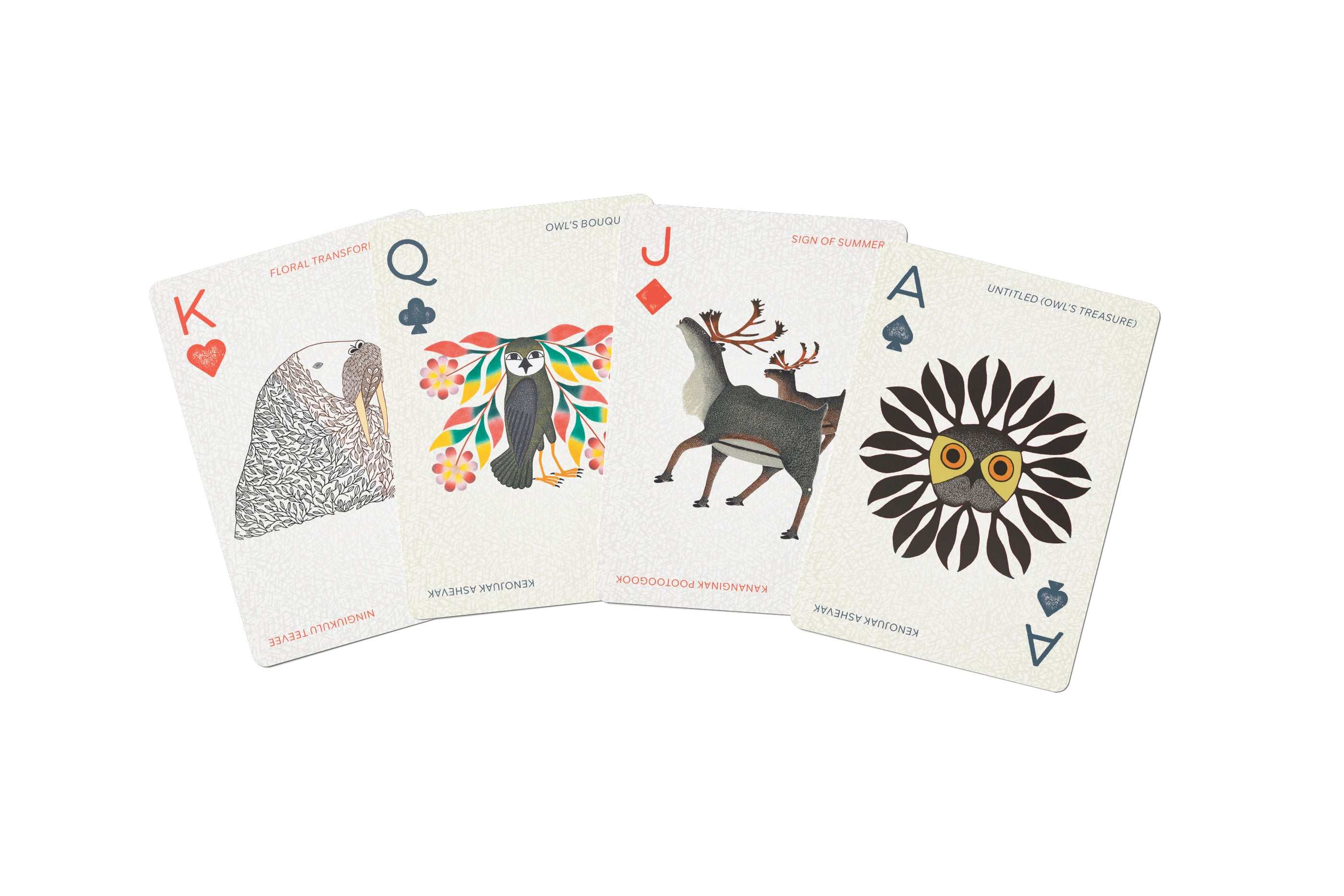 pomegranate-inuit-art-spielkarten-deck-tiere-kanada image 4
