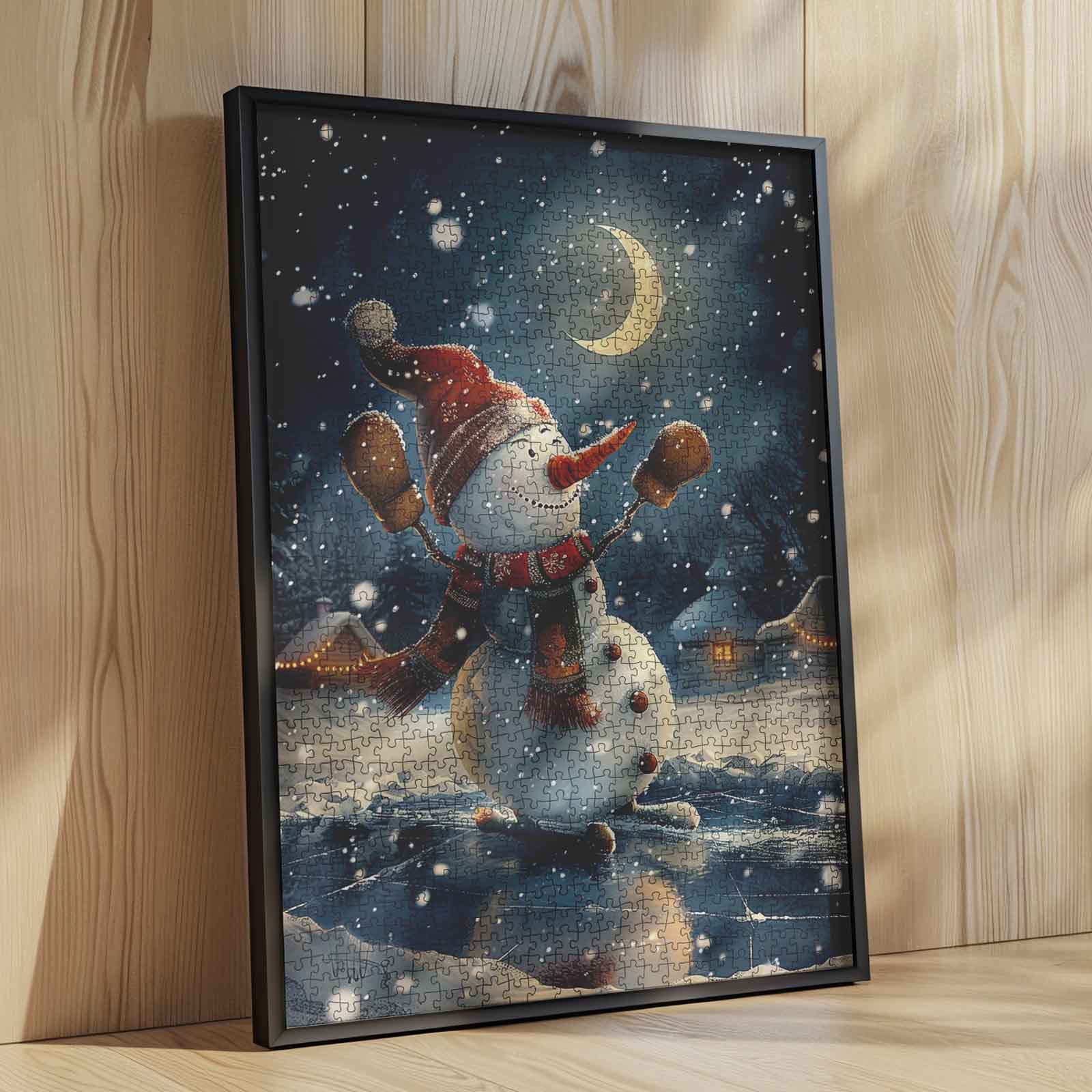 tucocoo-christmas-snowman-skating-puzzle-1000-teile-winter image 4