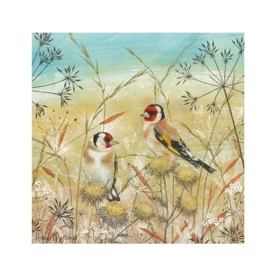 otter-house-enchanted-wildlife-goldfinches-gru-karte-v-gel image 1