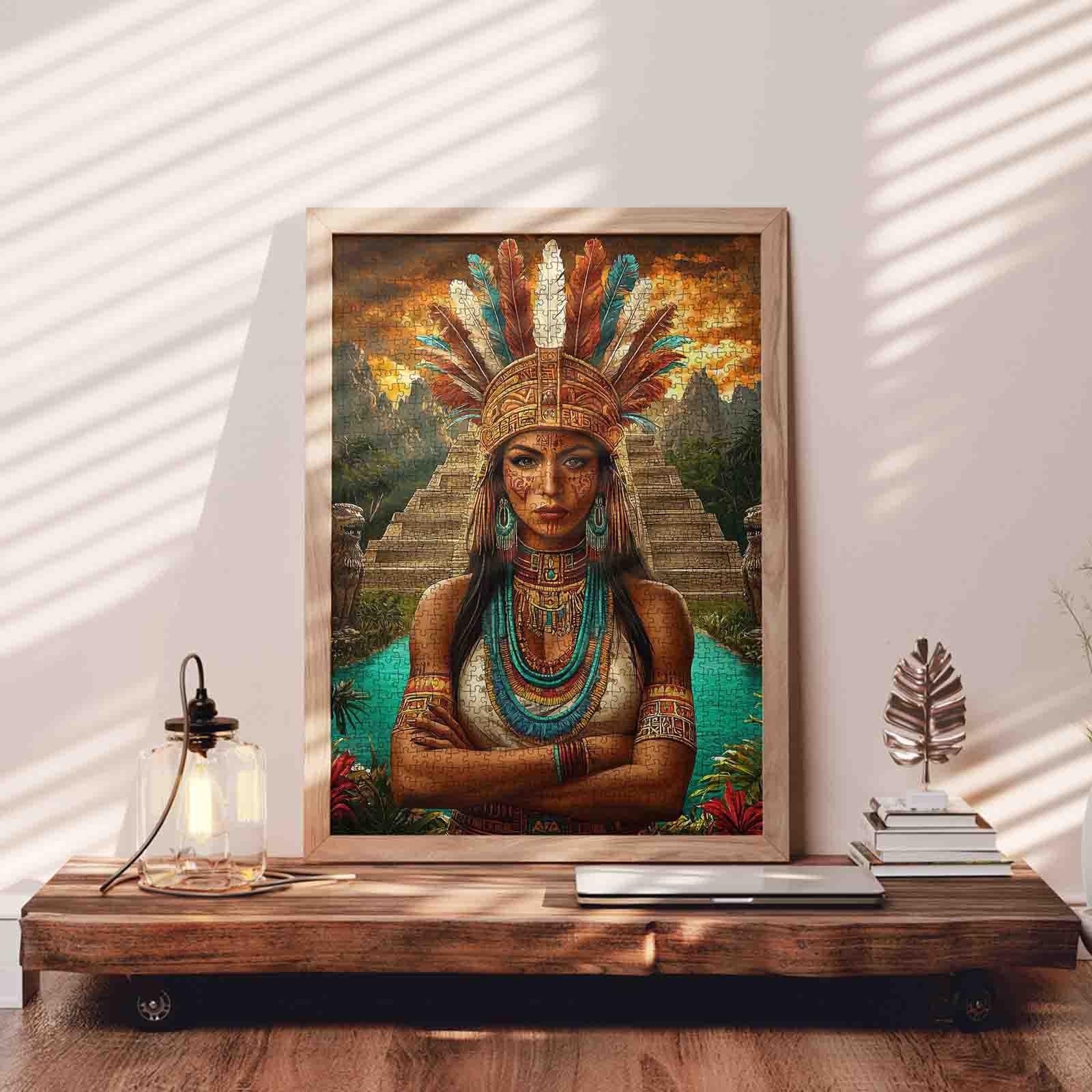 tucocoo-tribal-queen-temple-puzzle-1000-teile-k-nigin image 3