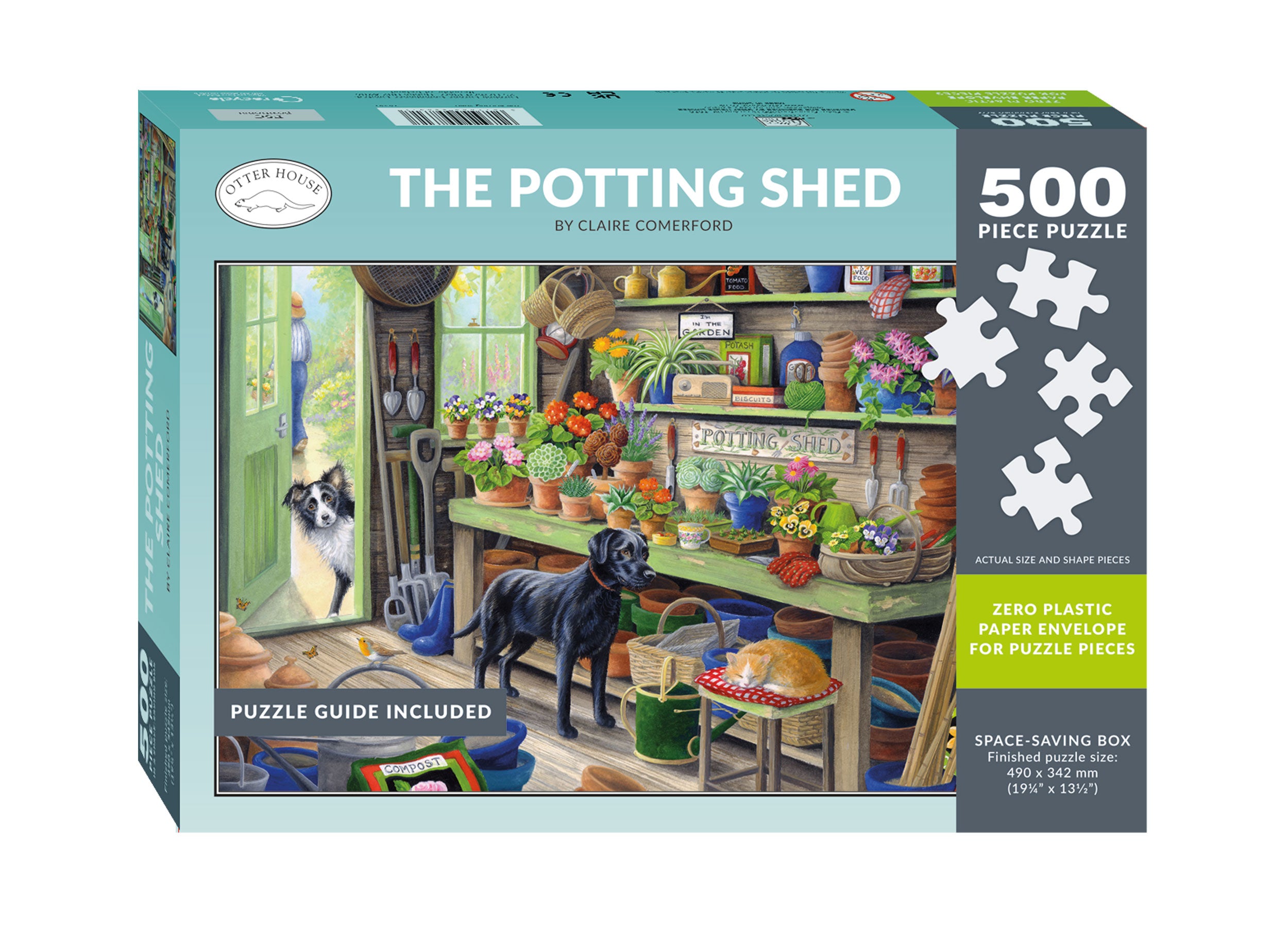 otter-house-the-potting-shed-puzzle-500-teile-garten image 2