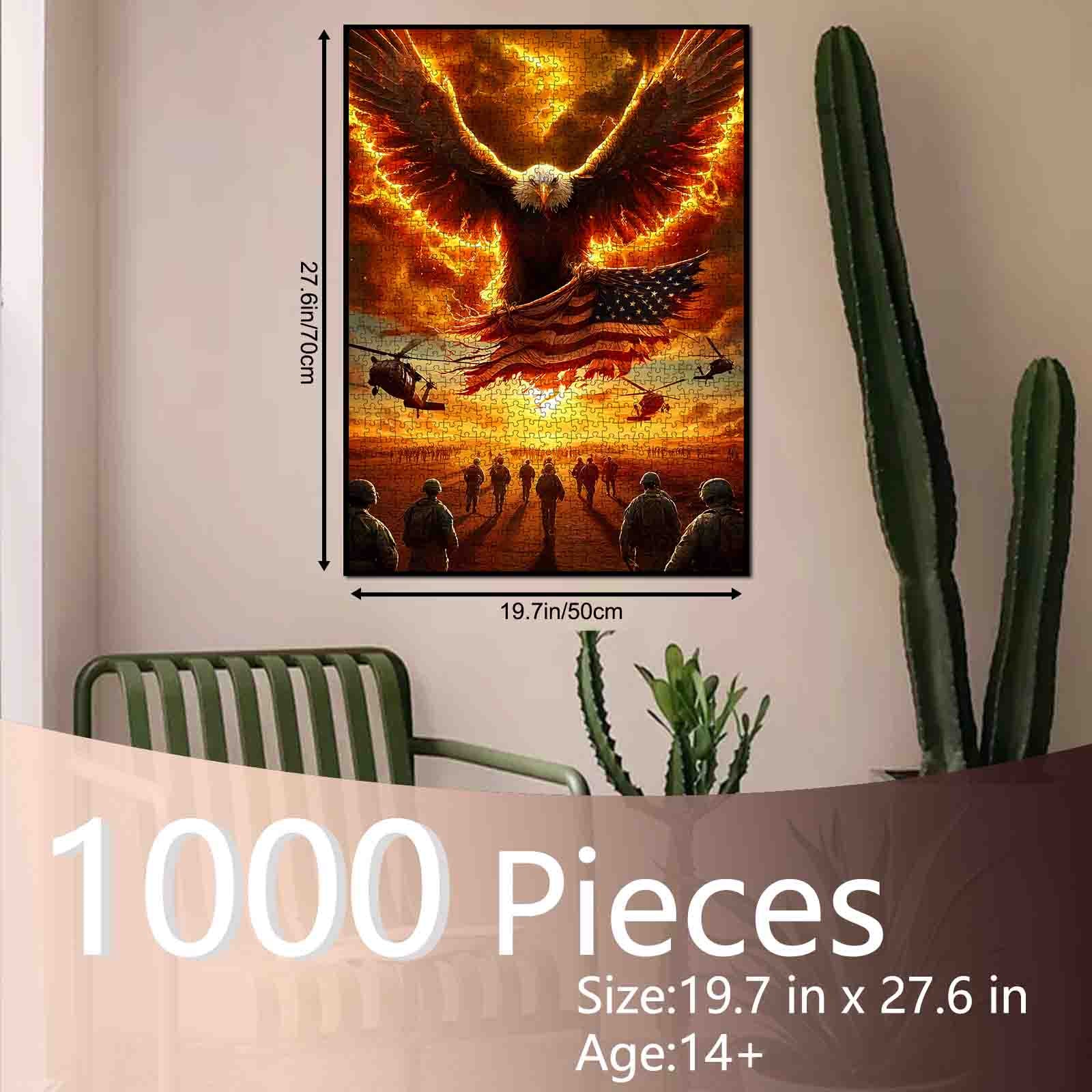 tucocoo-flaming-eagle-puzzle-1000-teile-adler-patriotik image 5