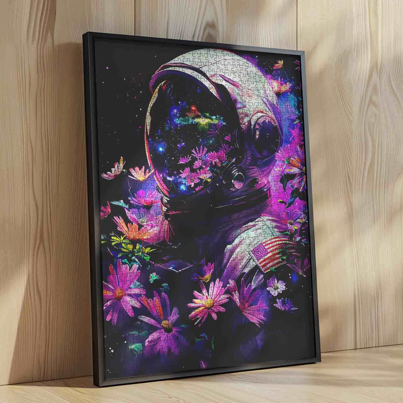 tucocoo-astronaut-among-flowers-puzzle-1000-teile image 4