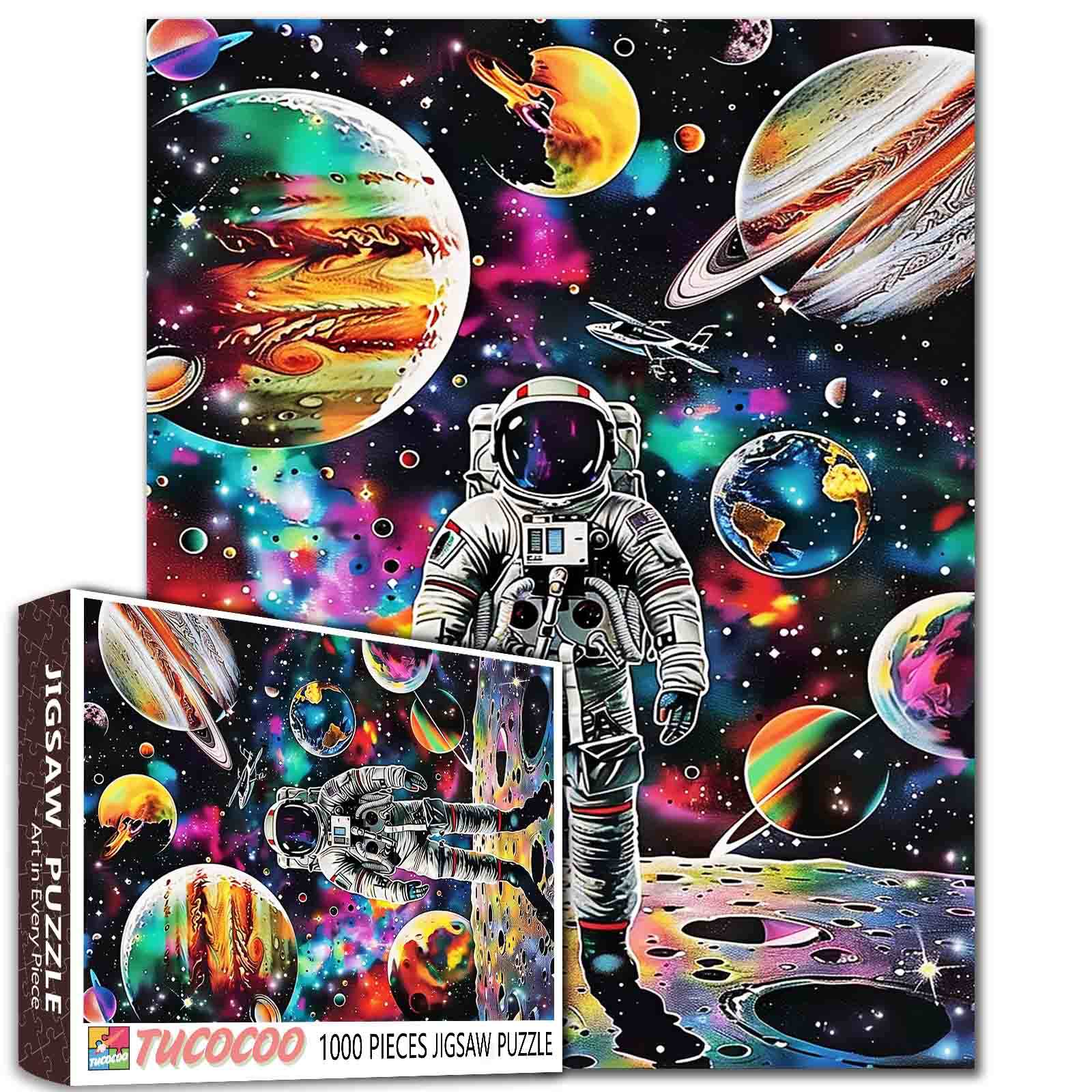 tucocoo-astronaut-galaxy-puzzle-1000-teile-weltraum image 1