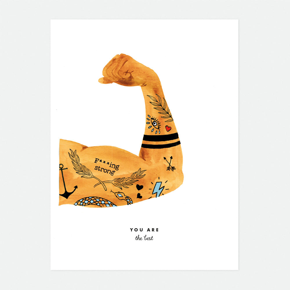 all-the-ways-to-say-best-man-poster-tattoo-arm-modern image 1