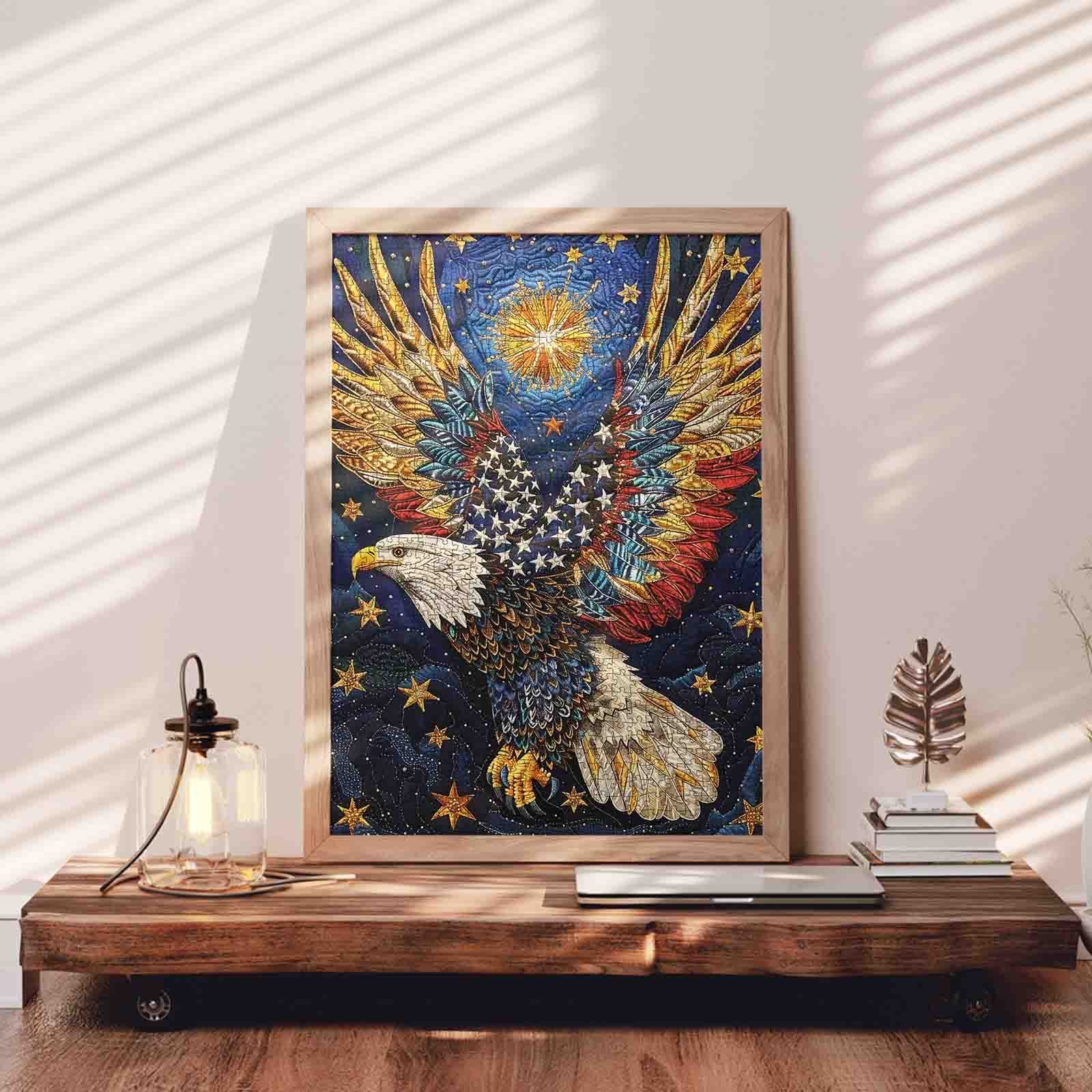 tucocoo-jigsaw-puzzles-patriotic-eagle-wings-puzzle-1000-teile image 3