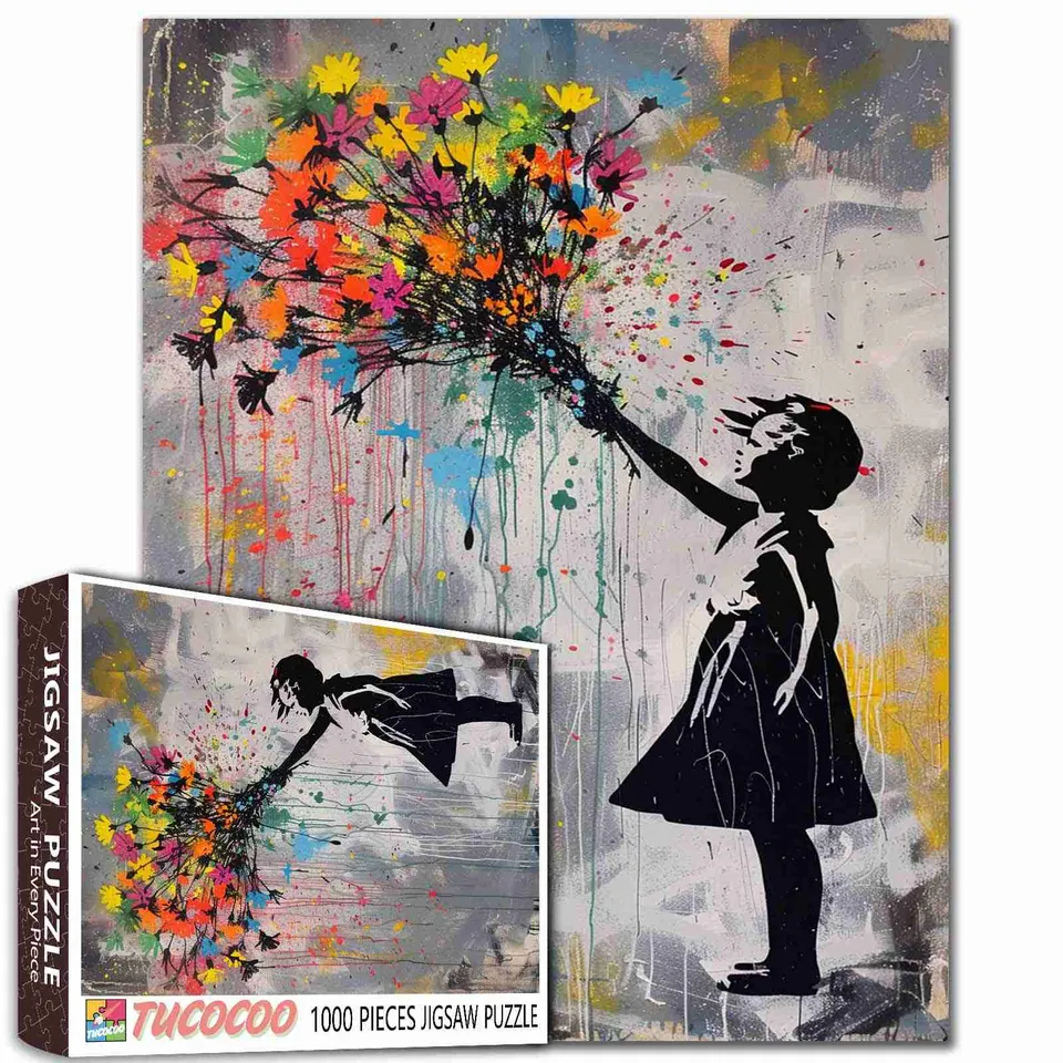 tucocoo-flower-bouquet-puzzle-1000-teile-blumen image 1