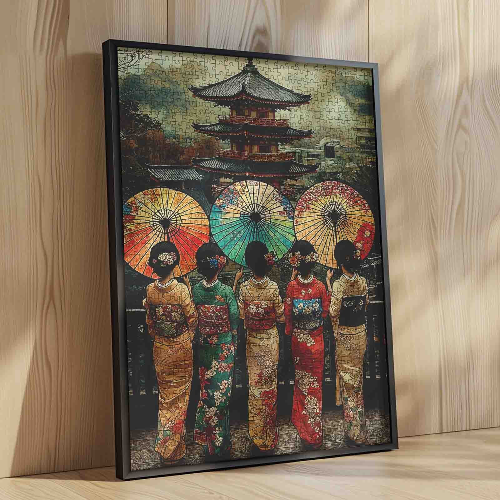 tucocoo-elegant-kimono-girls-kyoto-puzzle-1000-teile-japan image 4