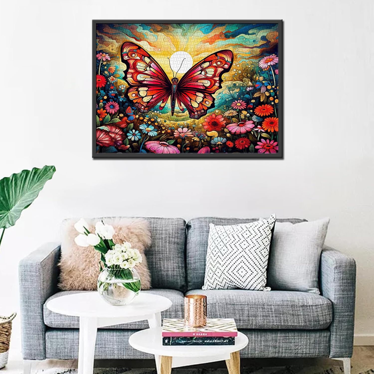 tucocoo-butterfly-flowers-sun-puzzle-1000-teile-blumen image 3