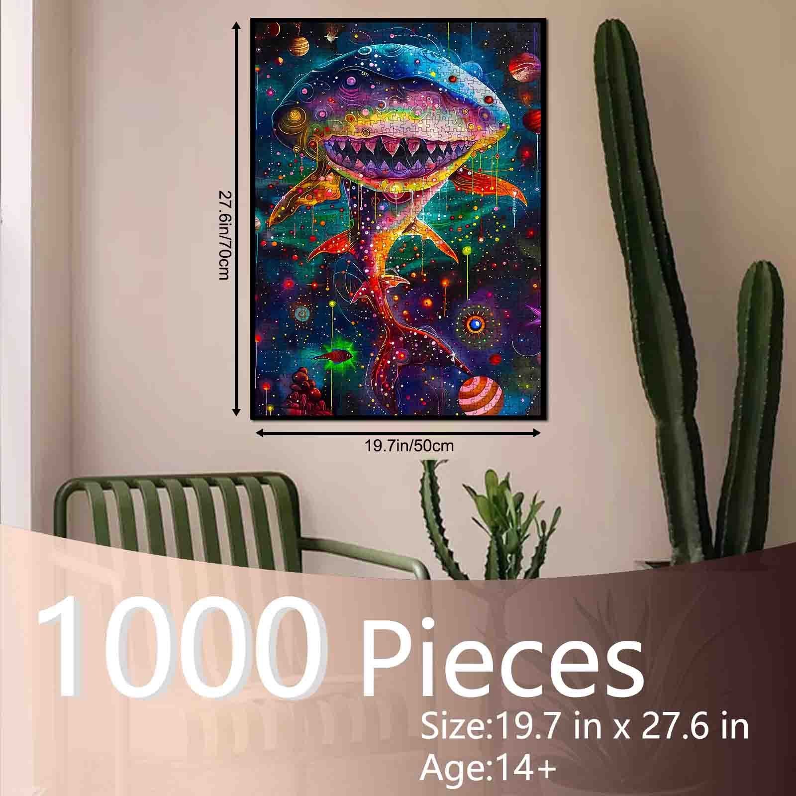 tucocoo-cosmic-shark-puzzle-1000-teile-hai-weltraum image 5