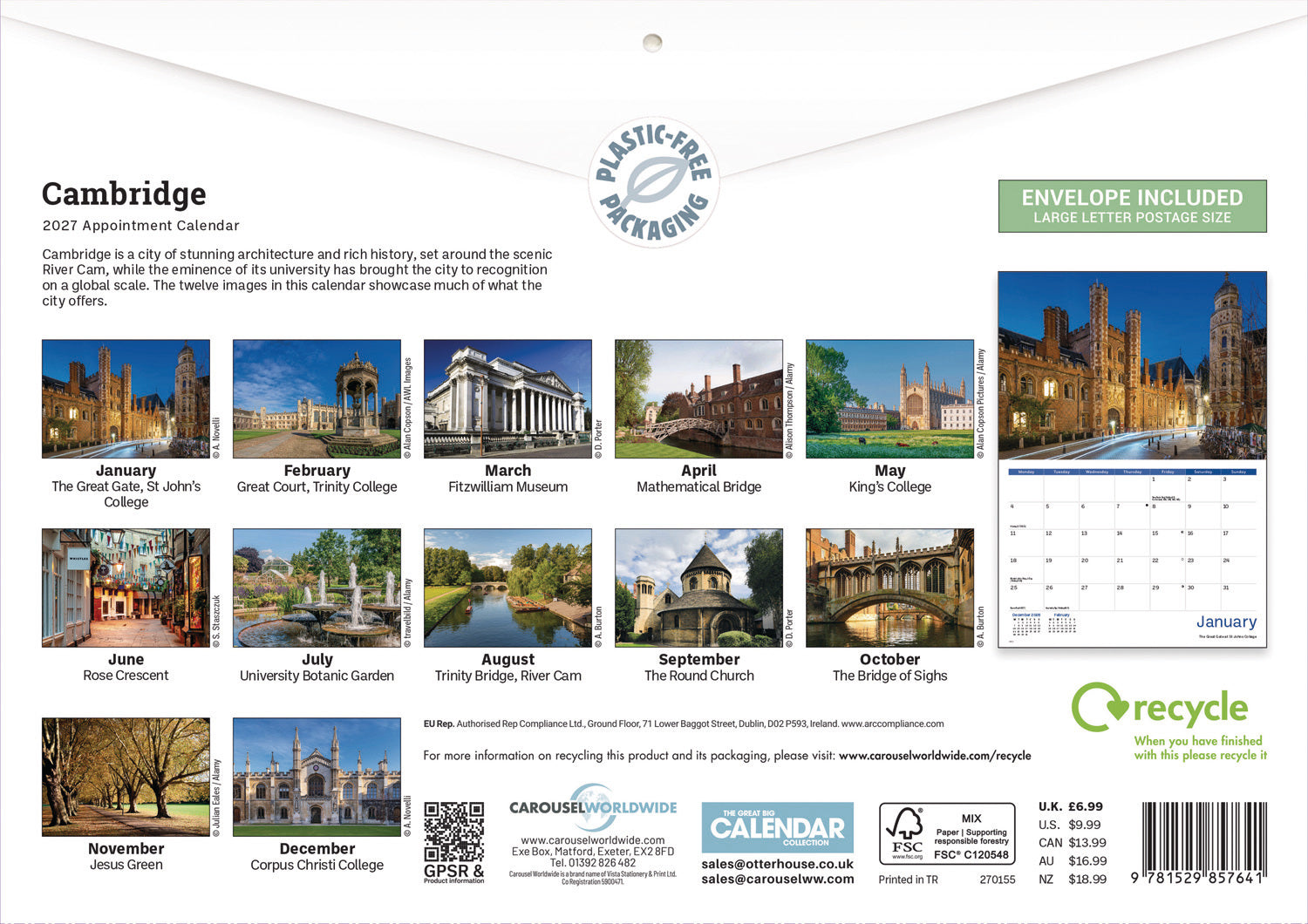 otter-house-cambridge-a4-wandkalender-2027-monatskalender image 2