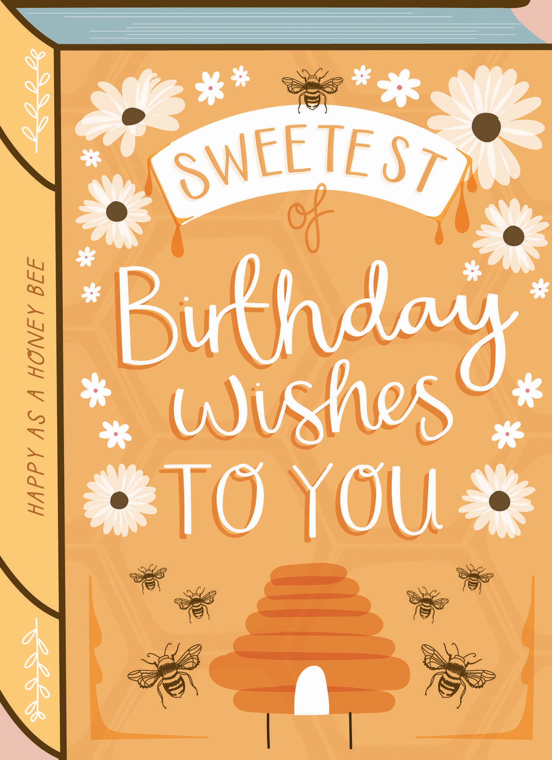 otter-house-sweetest-birthday-geburtstagskarte-biene-buch image 1