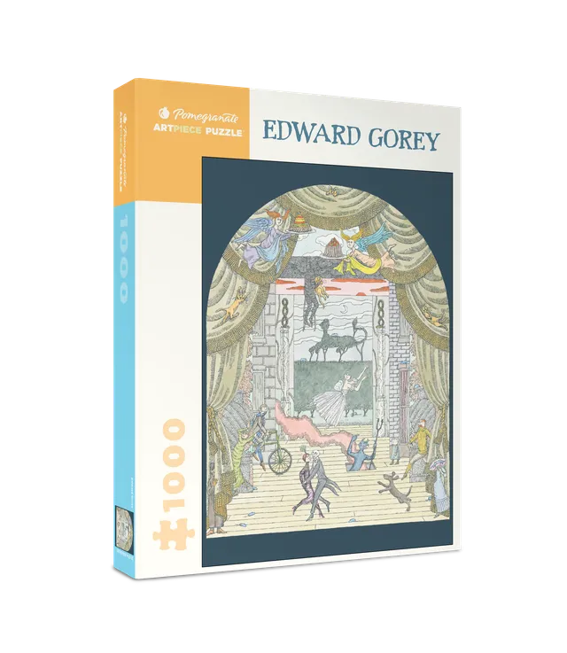 pomegranate-jigsaw-puzzles-edward-gorey-theater-1000-teile-puzzle image 1