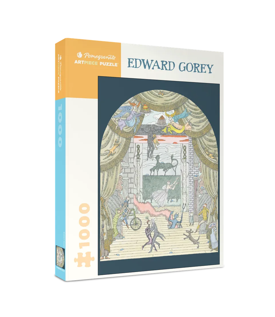 pomegranate-jigsaw-puzzles-edward-gorey-theater-1000-teile-puzzle image 1