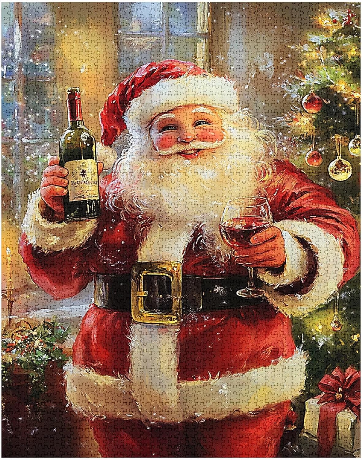 tucocoo-santa-claus-cheers-puzzle-1000-teile-weihnachtsmann image 2