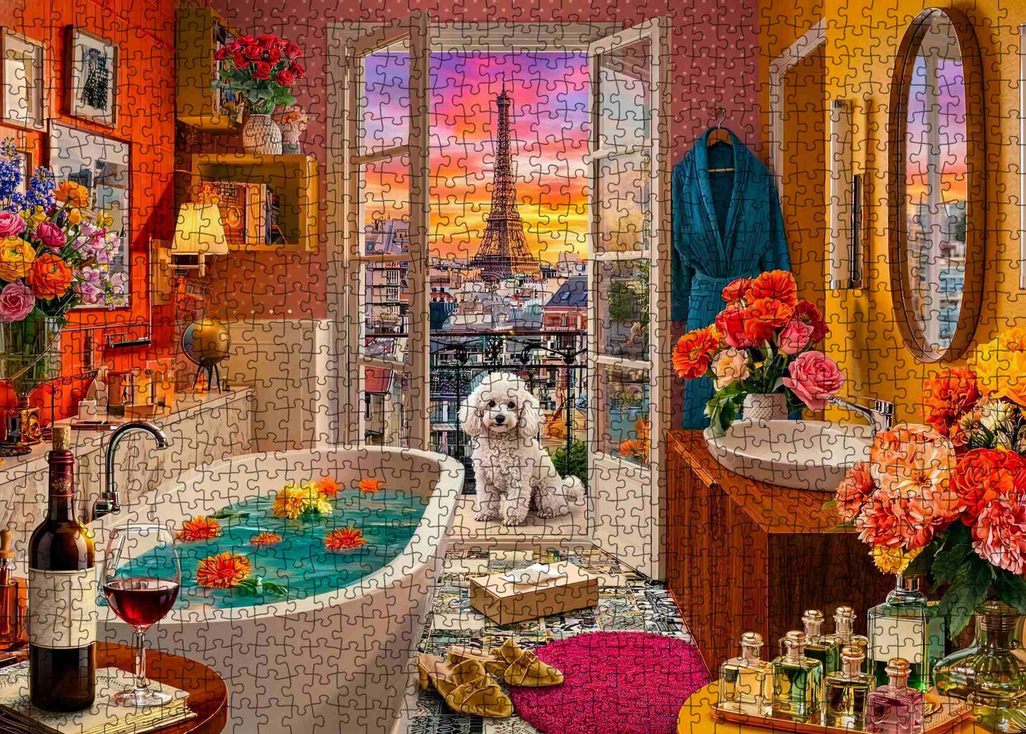 tucocoo-jigsaw-puzzles-paris-eiffel-tower-puzzle-1000-teile image 2