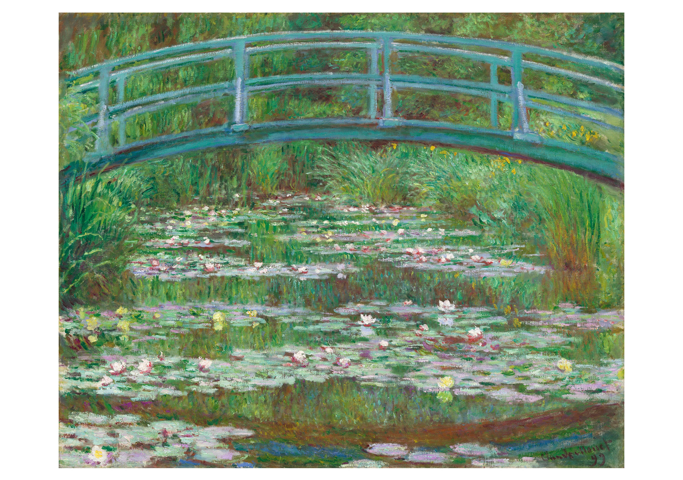 pomegranate-monet-water-lilies-kartenbox-20-karten-seerosen image 3