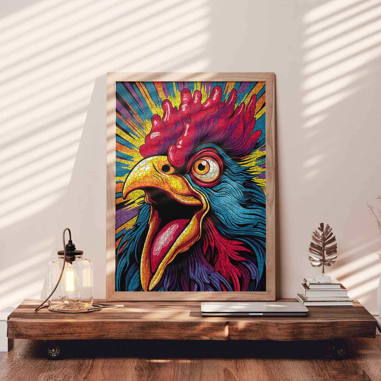 tucocoo-pop-art-rooster-puzzle-1000-teile-hahn image 3