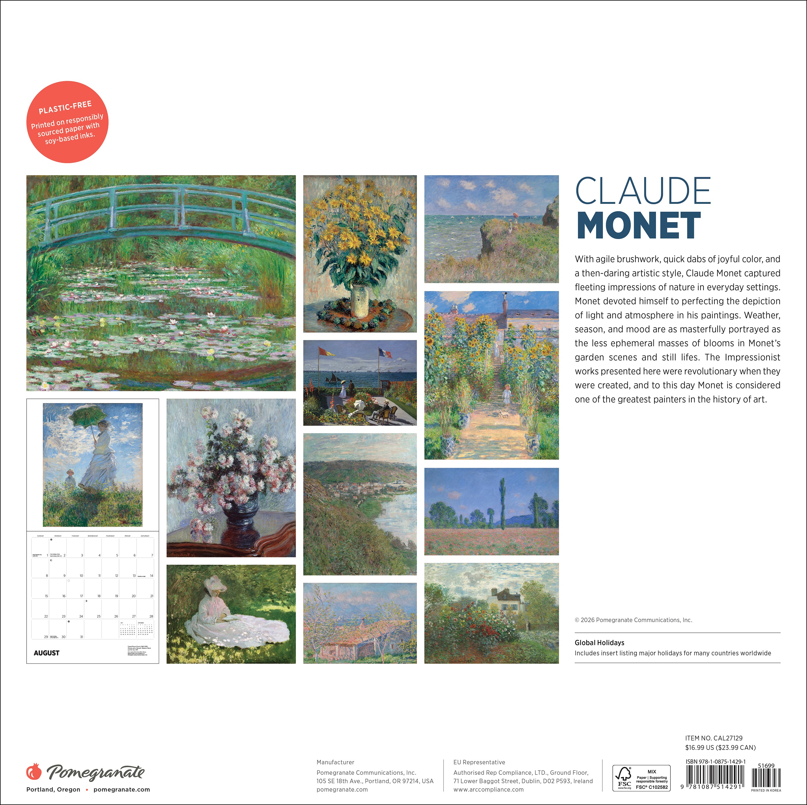 pomegranate-claude-monet-2027-wandkalender-impressionismus image 8