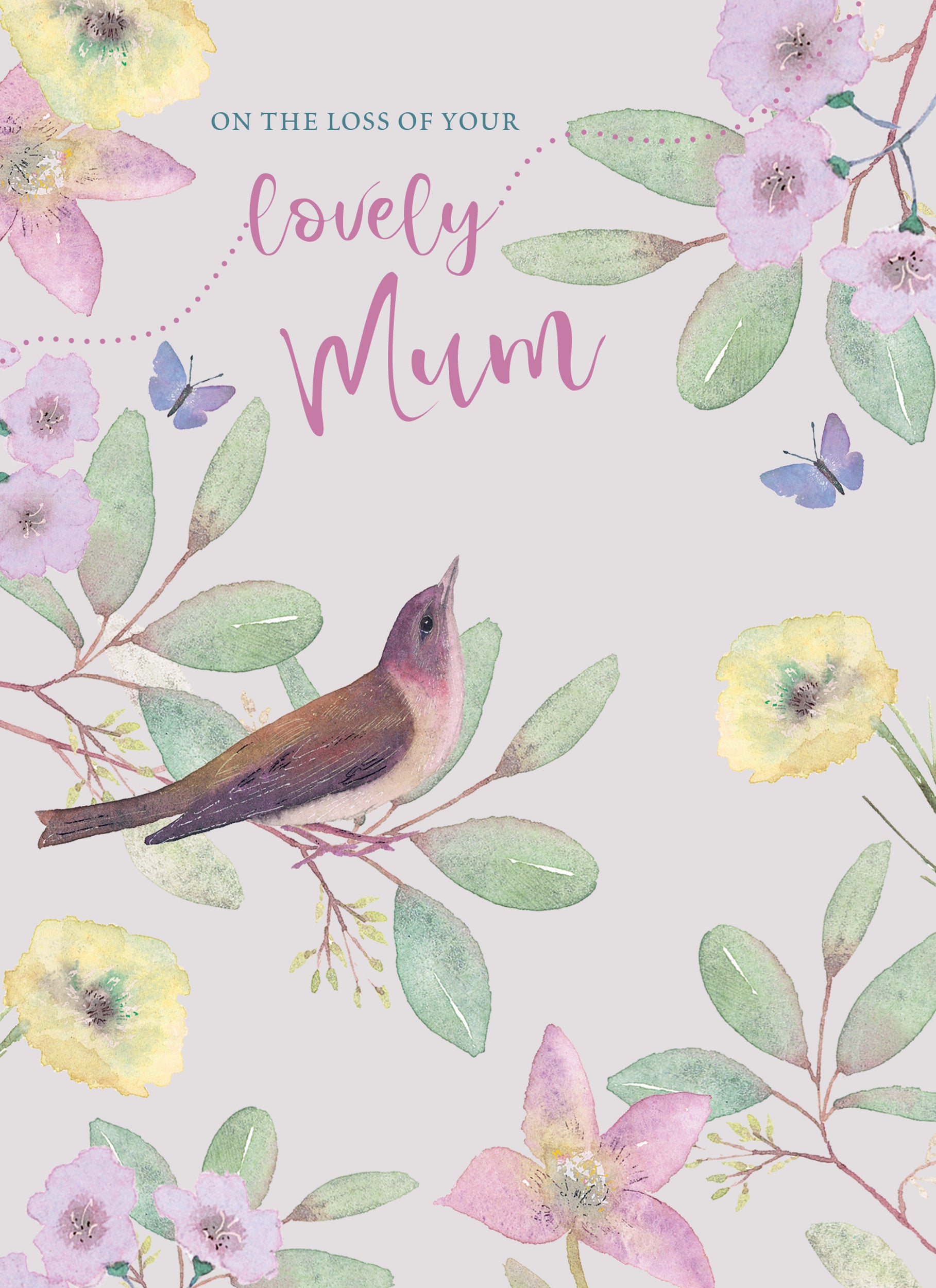 otter-house-floral-bird-trauerkarte-mum-vogel-blumen image 1