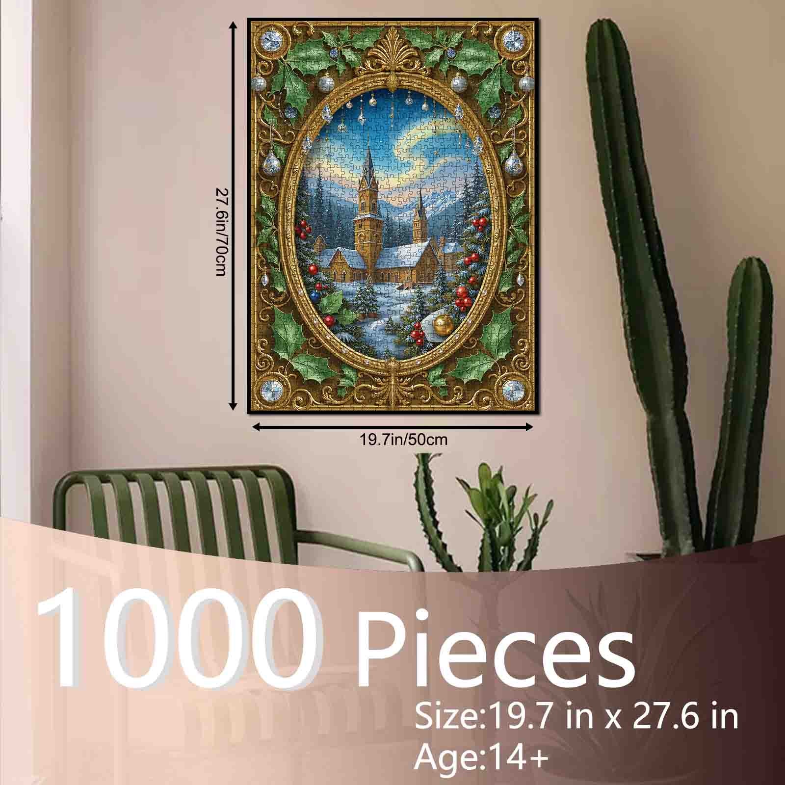 tucocoo-jigsaw-puzzles-winter-kathedrale-puzzle-1000-teile-weihnachten image 5