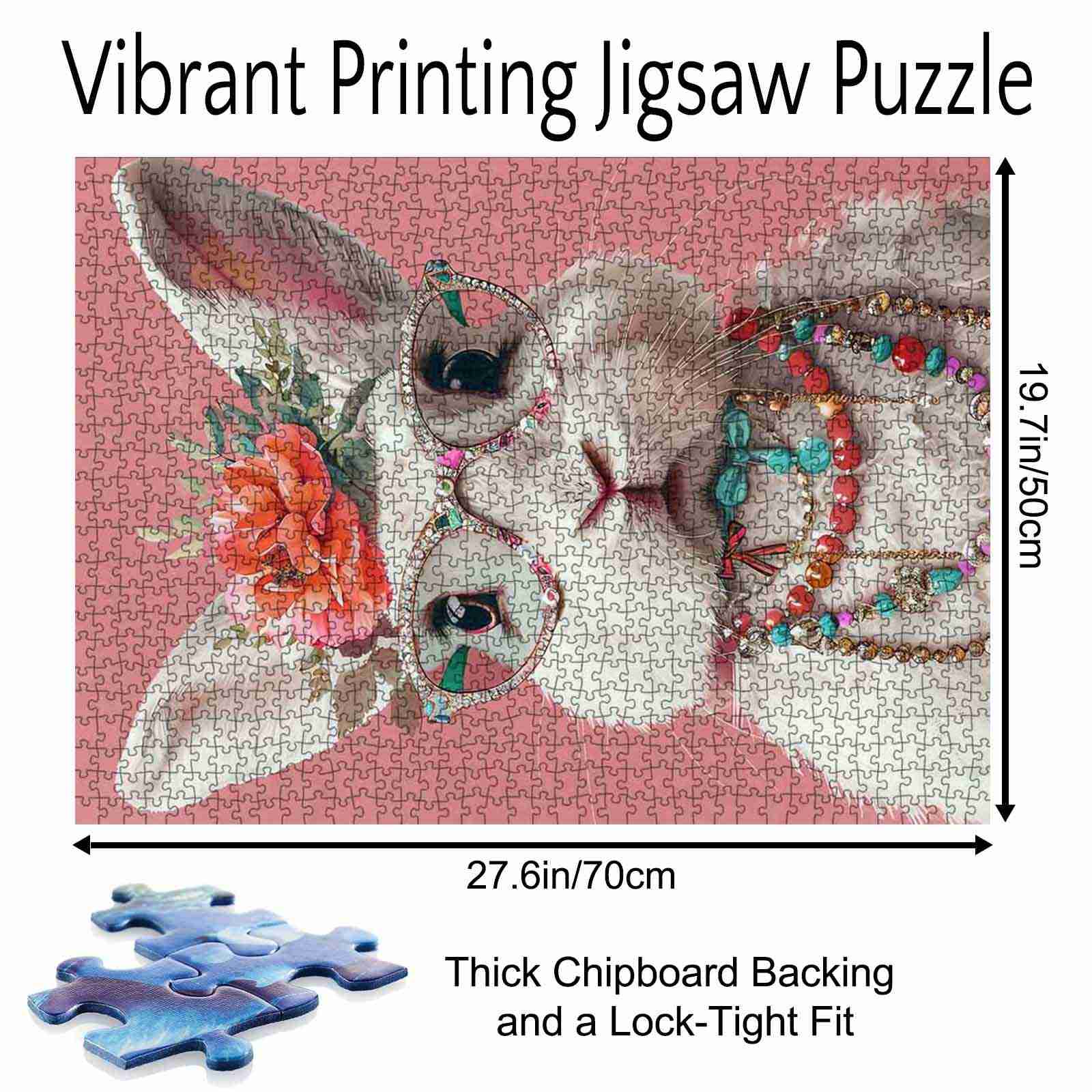 tucocoo-floral-bunny-puzzle-1000-teile-hase image 5
