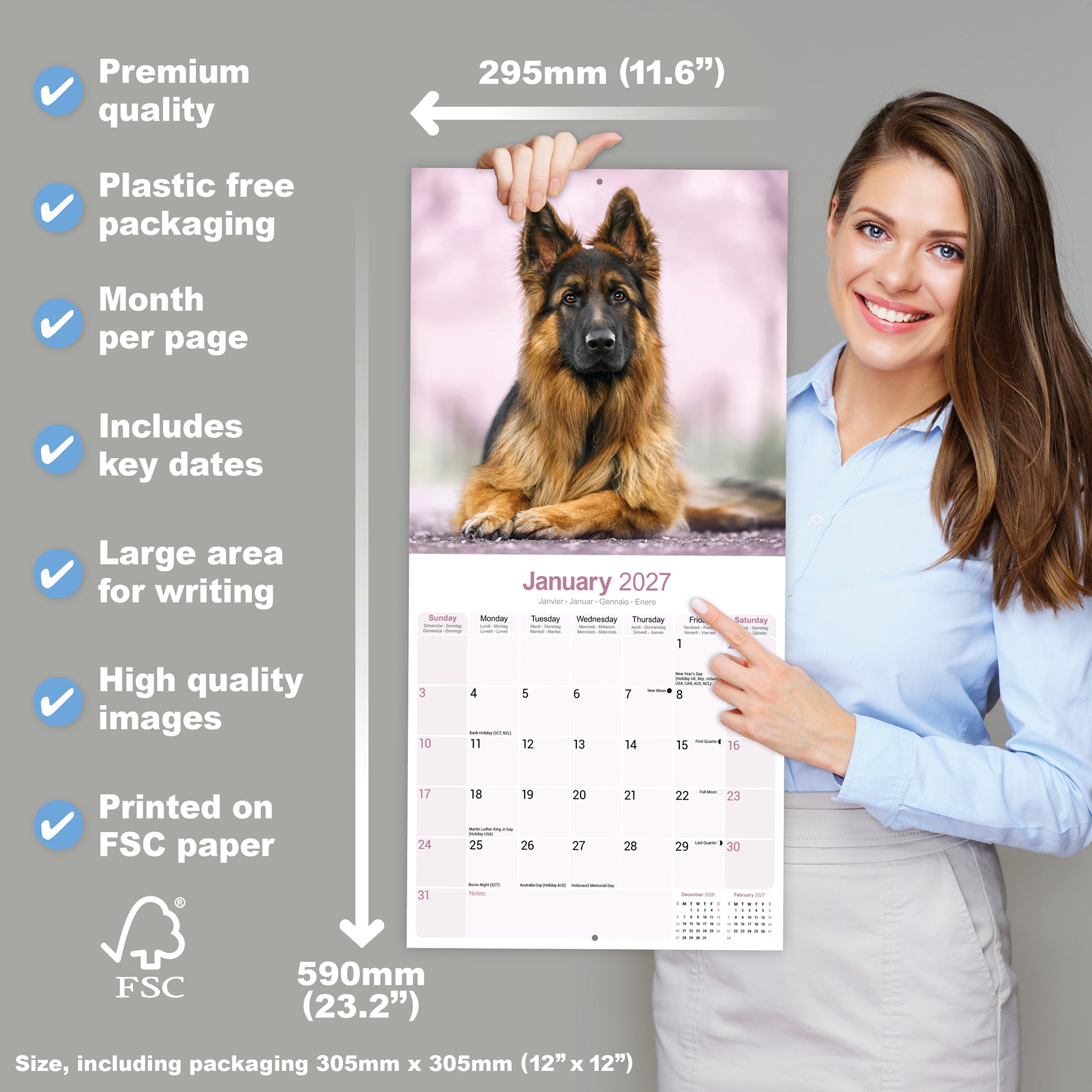 otter-house-german-shepherds-wandkalender-2027-sch-ferhund image 4