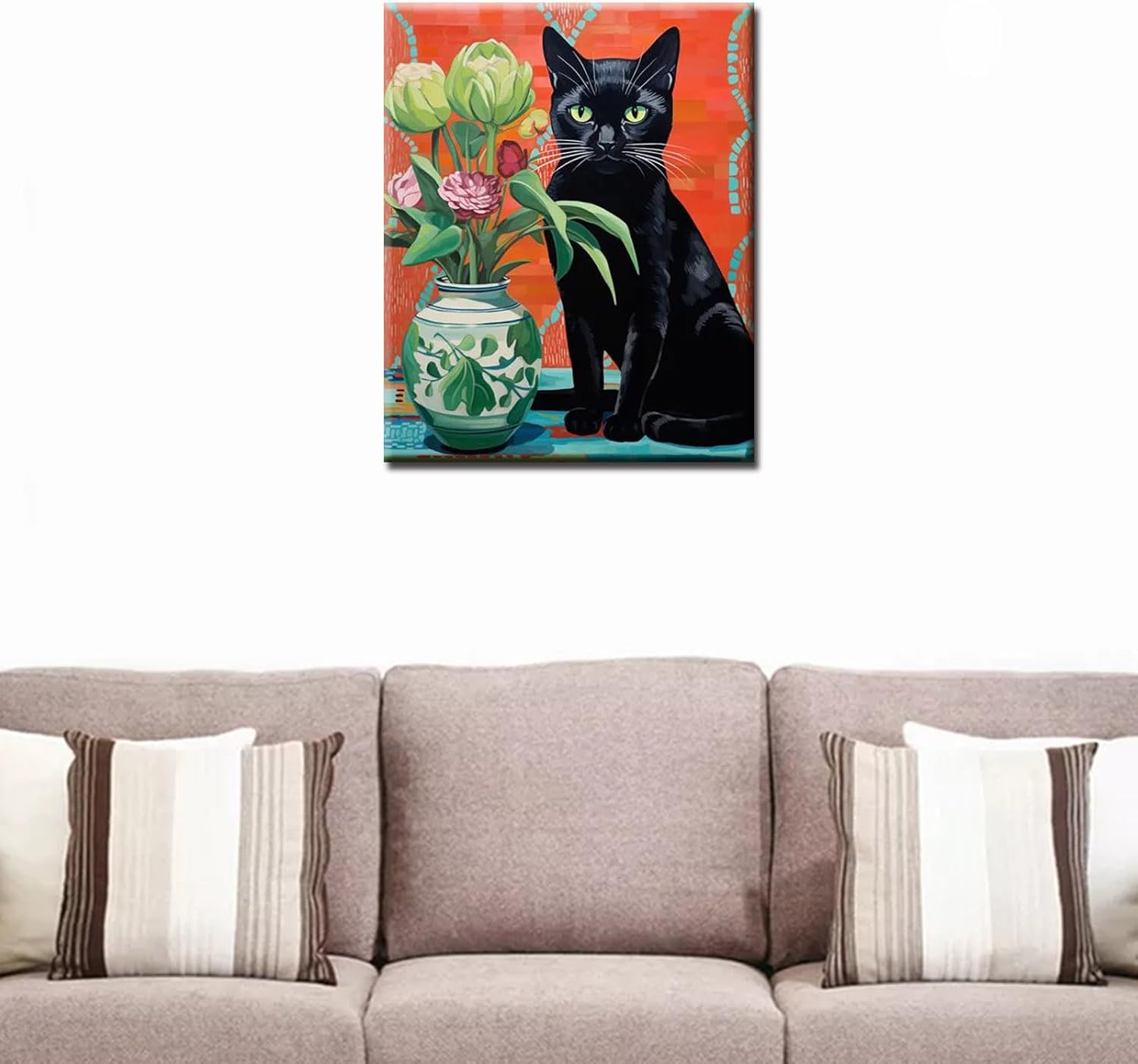 tucocoo-black-cat-floral-vase-malen-nach-zahlen-40x50cm-katze image 3