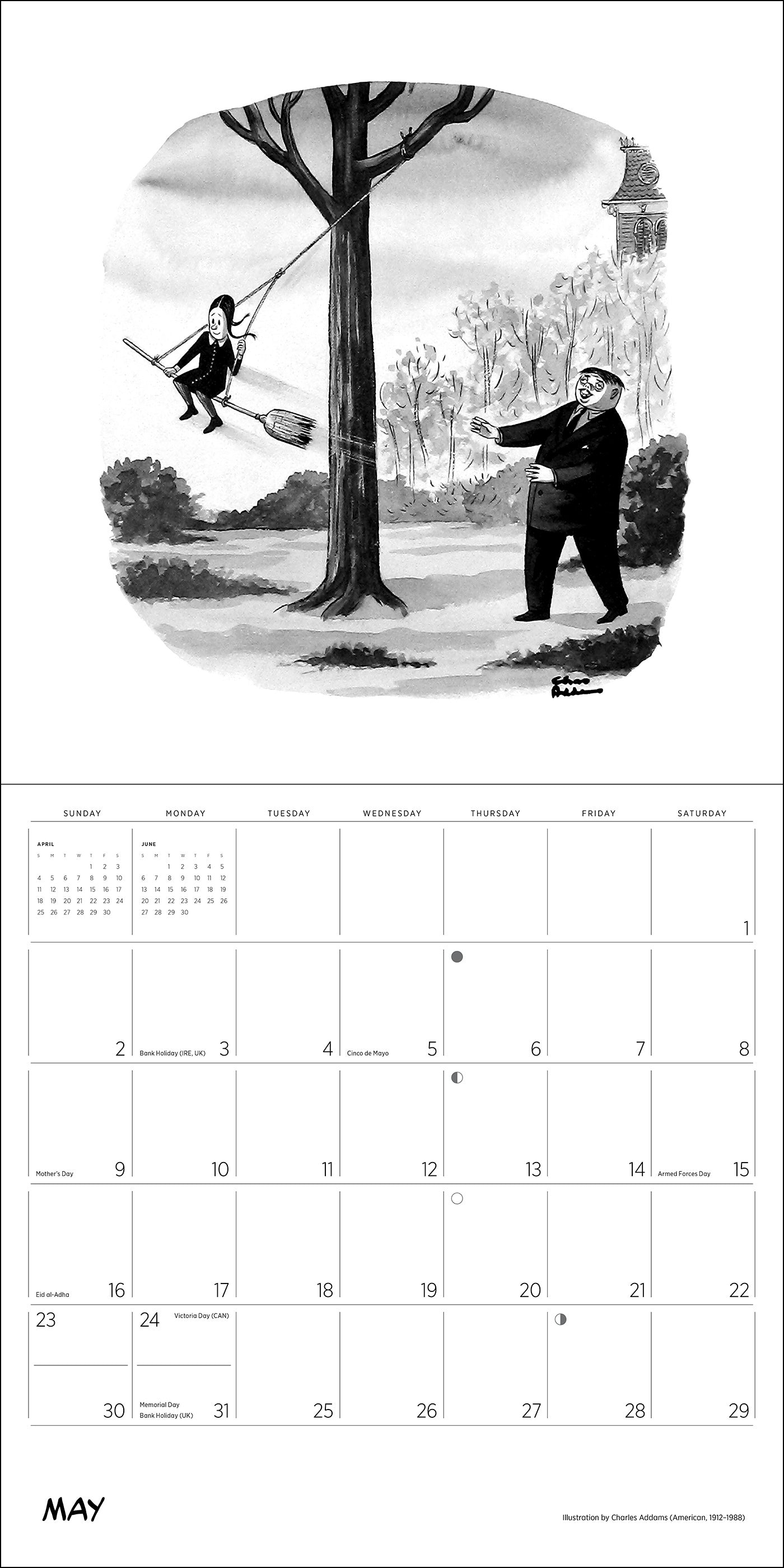 pomegranate-charles-addams-addams-family-wandkalender-2027 image 6