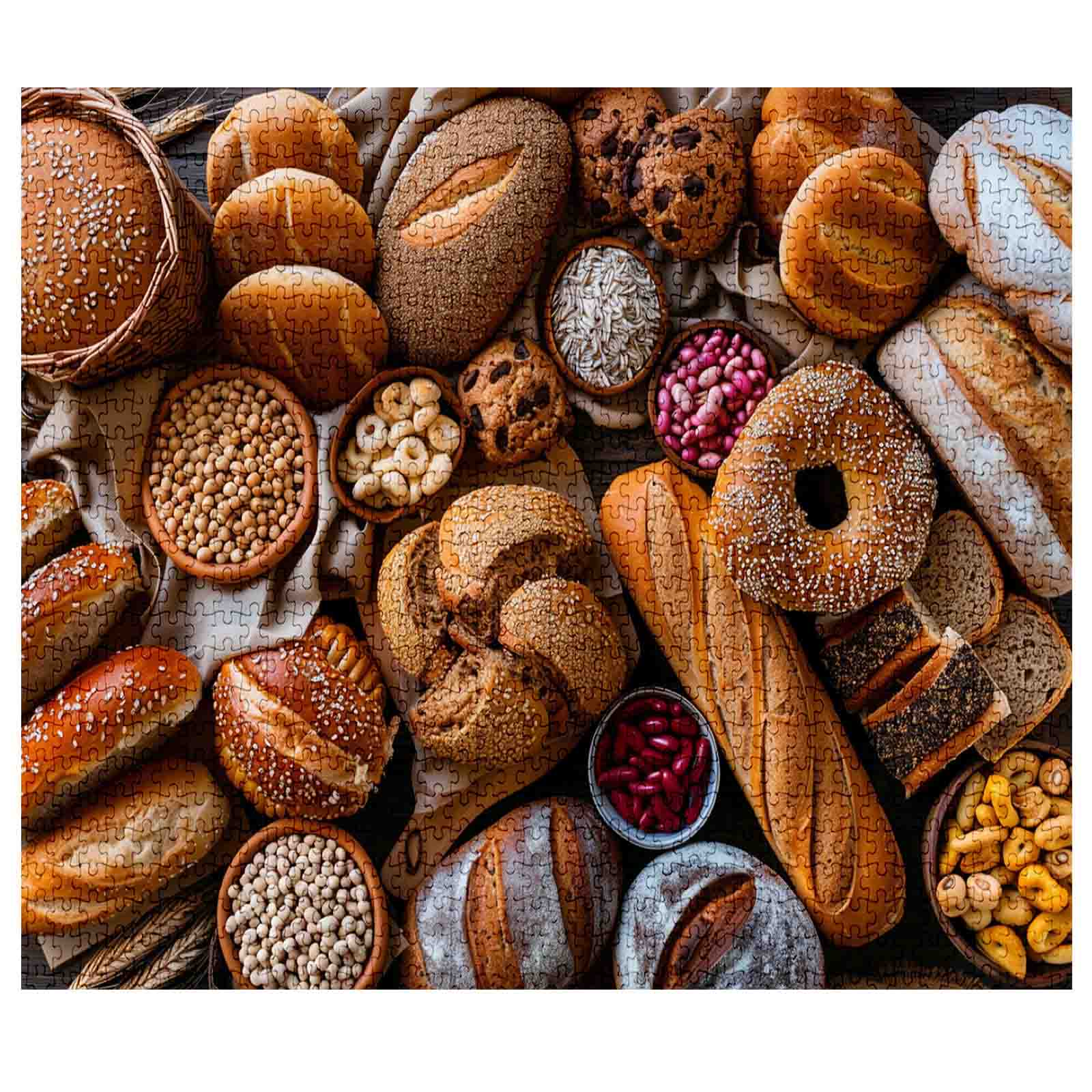 tucocoo-rustic-breads-and-grains-puzzle-1000-teile-brot image 2