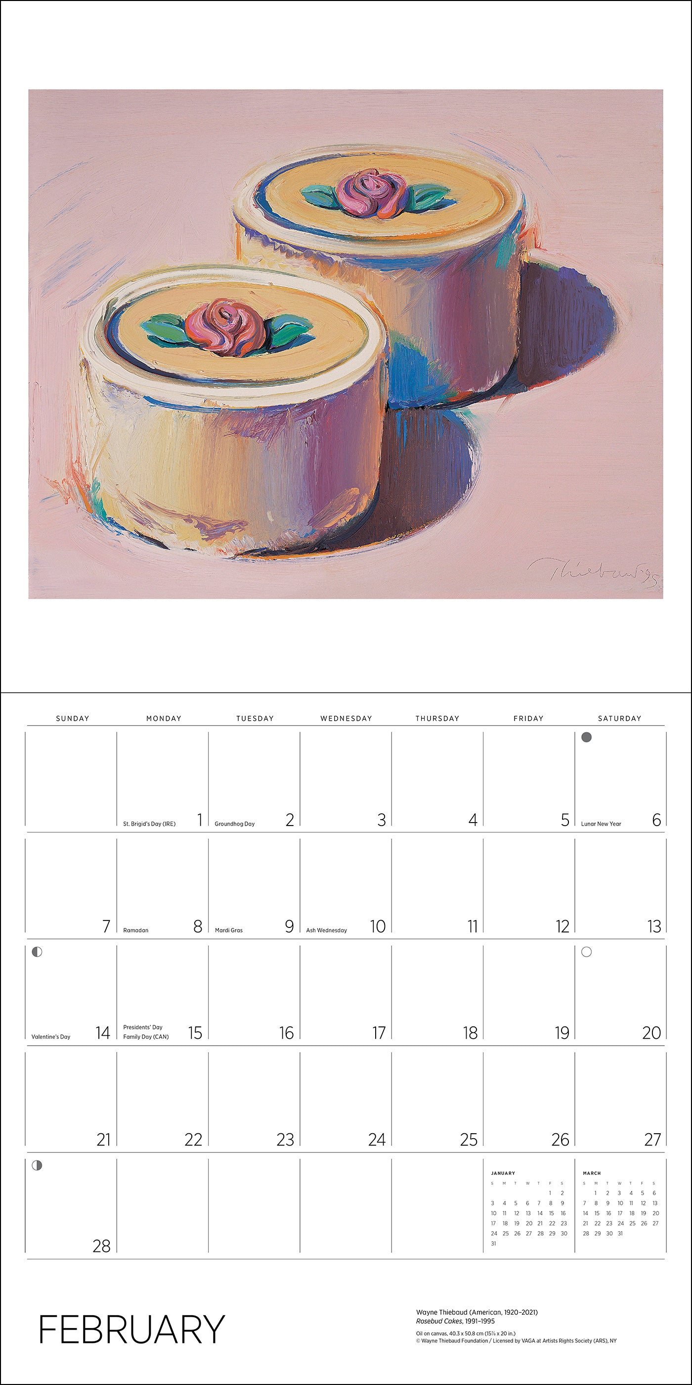 pomegranate-wayne-thiebaud-2027-wandkalender-kunst image 3