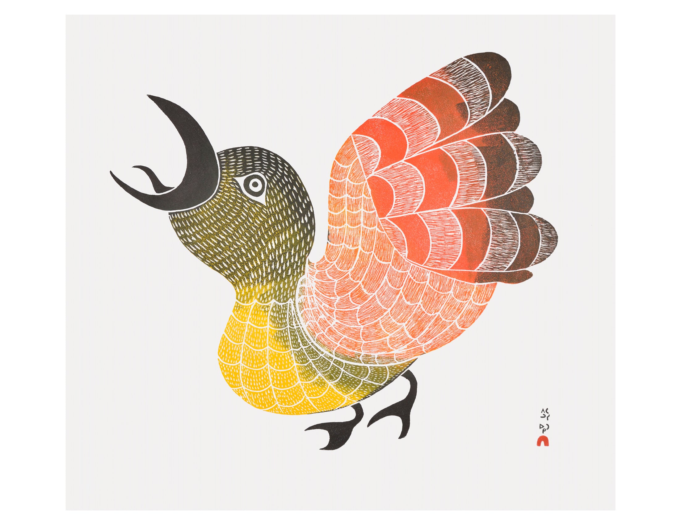 pomegranate-kinngait-inuit-art-grusskarten-geschenkbox-20er image 3