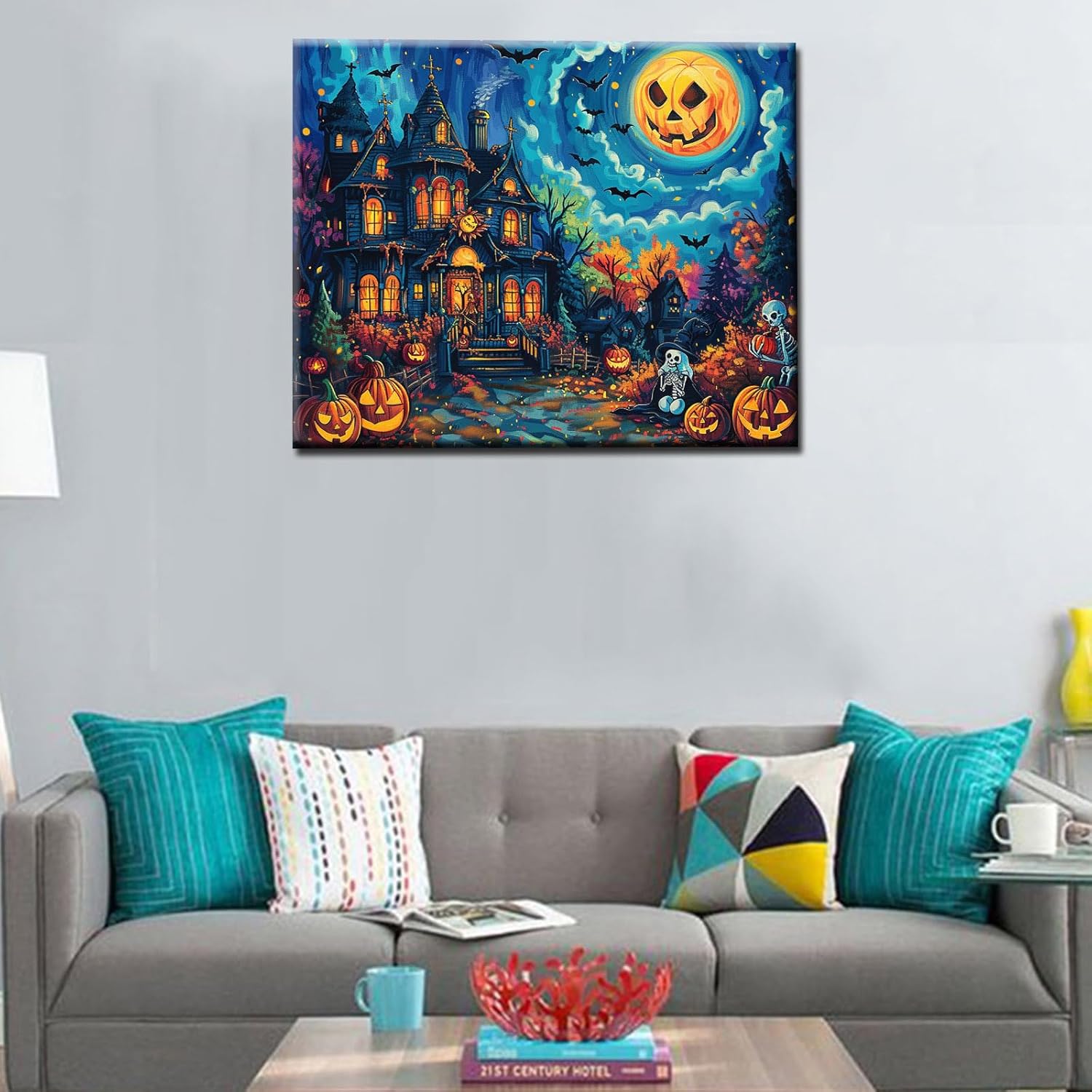 tucocoo-paint-by-numbers-halloween-castle-malen-nach-zahlen-40x50 image 3