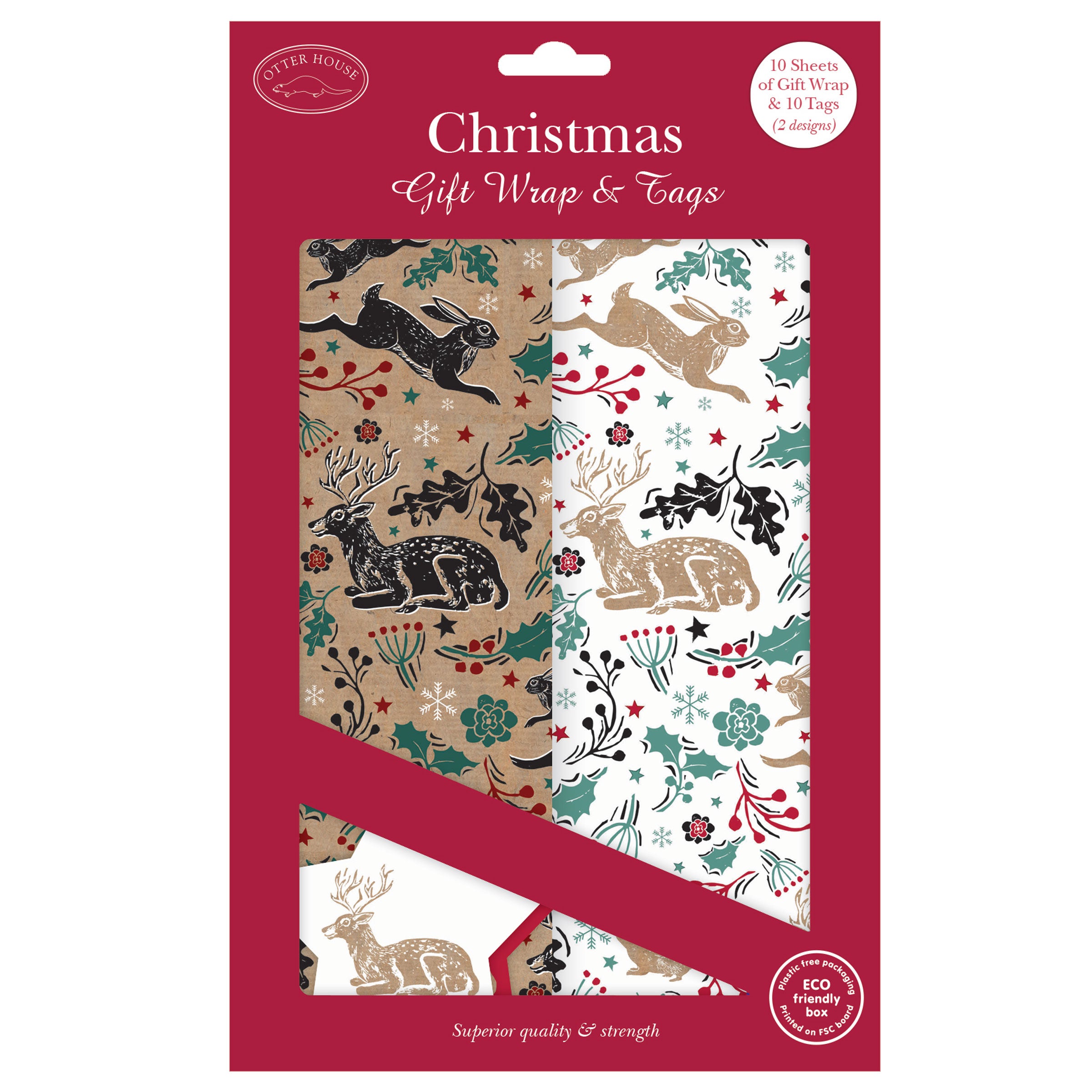 otter-house-stag-hare-geschenkpapier-hirsch-10-b-gen-tags image 1