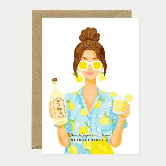 all-the-ways-to-say-life-lemon-gru-karte-a6-zitrone image 1