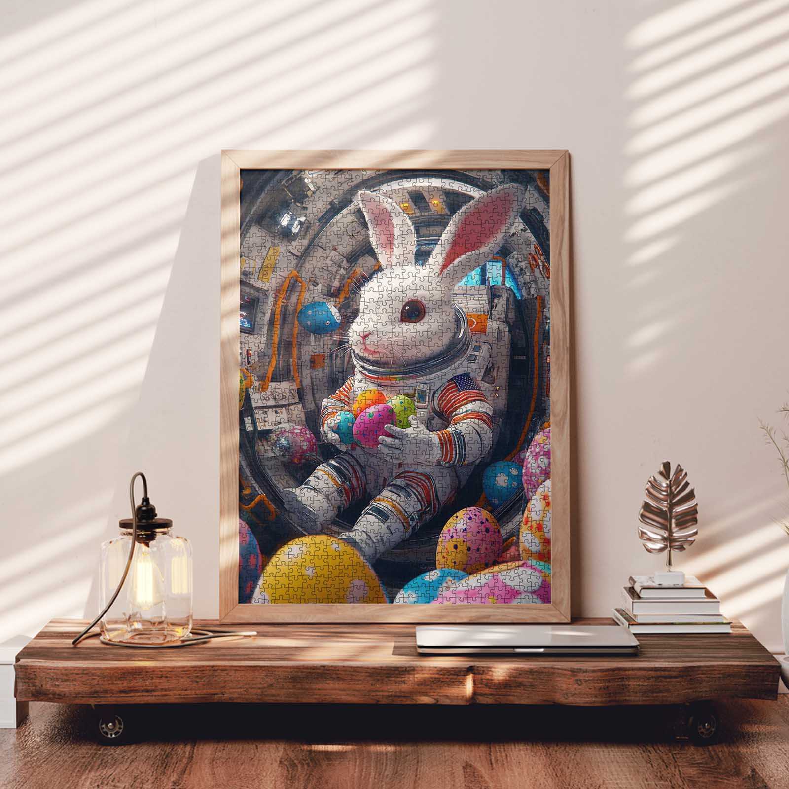 tucocoo-easter-bunny-space-puzzle-1000-teile-hase image 3