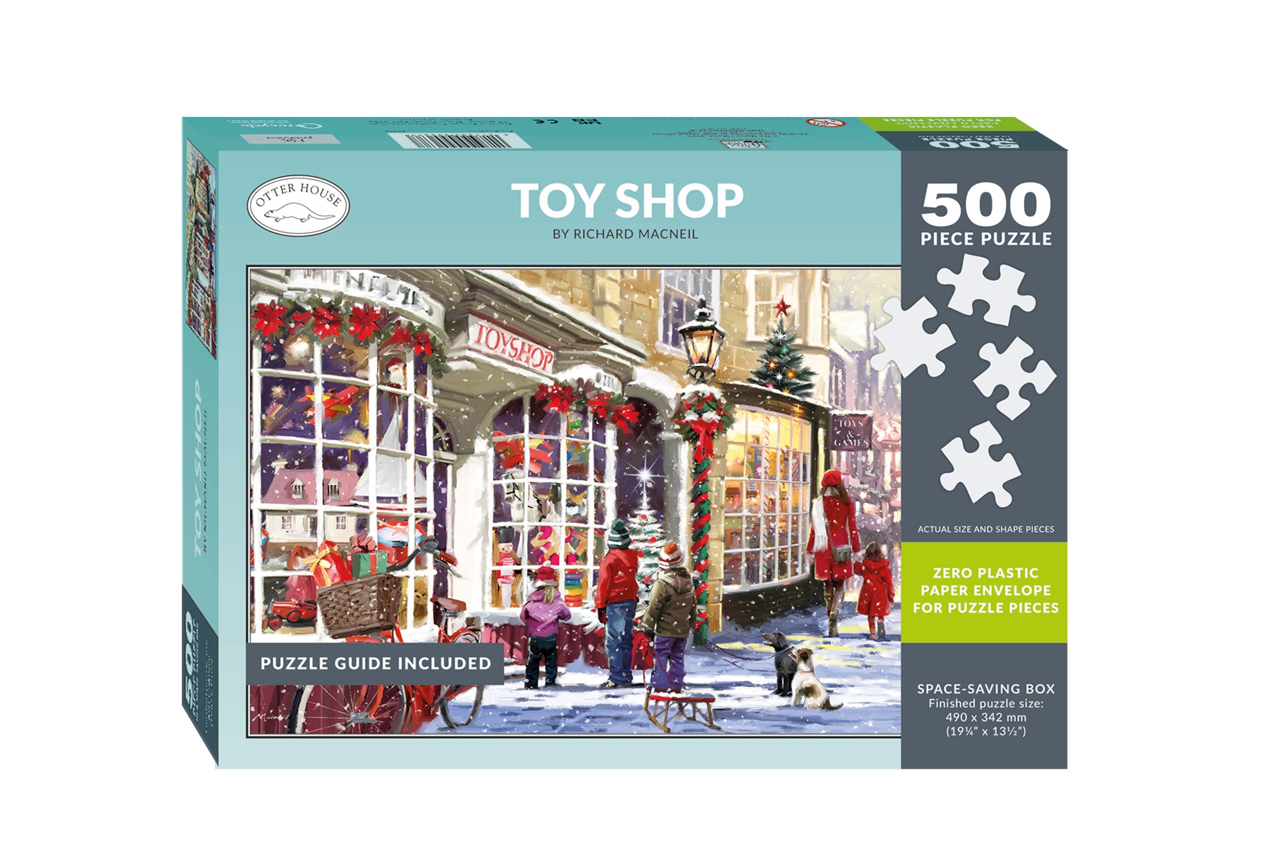 otter-house-toy-shop-500-teile-puzzle-hund-weihnachten image 2