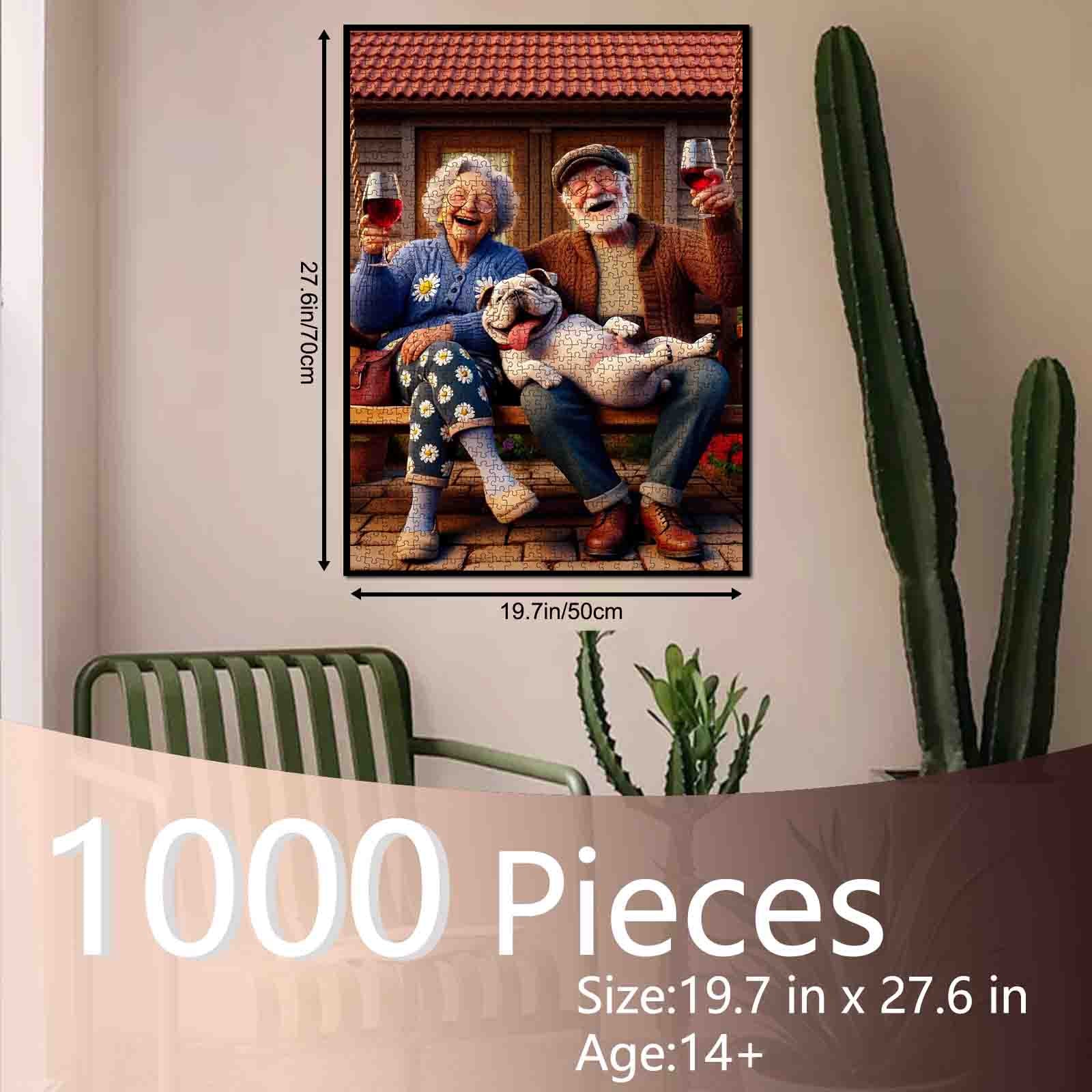 tucocoo-elderly-couple-dog-puzzle-1000-teile-senioren image 5