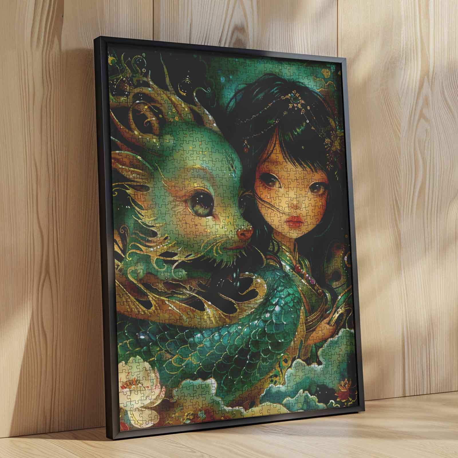 tucocoo-girl-dragon-puzzle-1000-teile-fantasy-m-dchen image 4