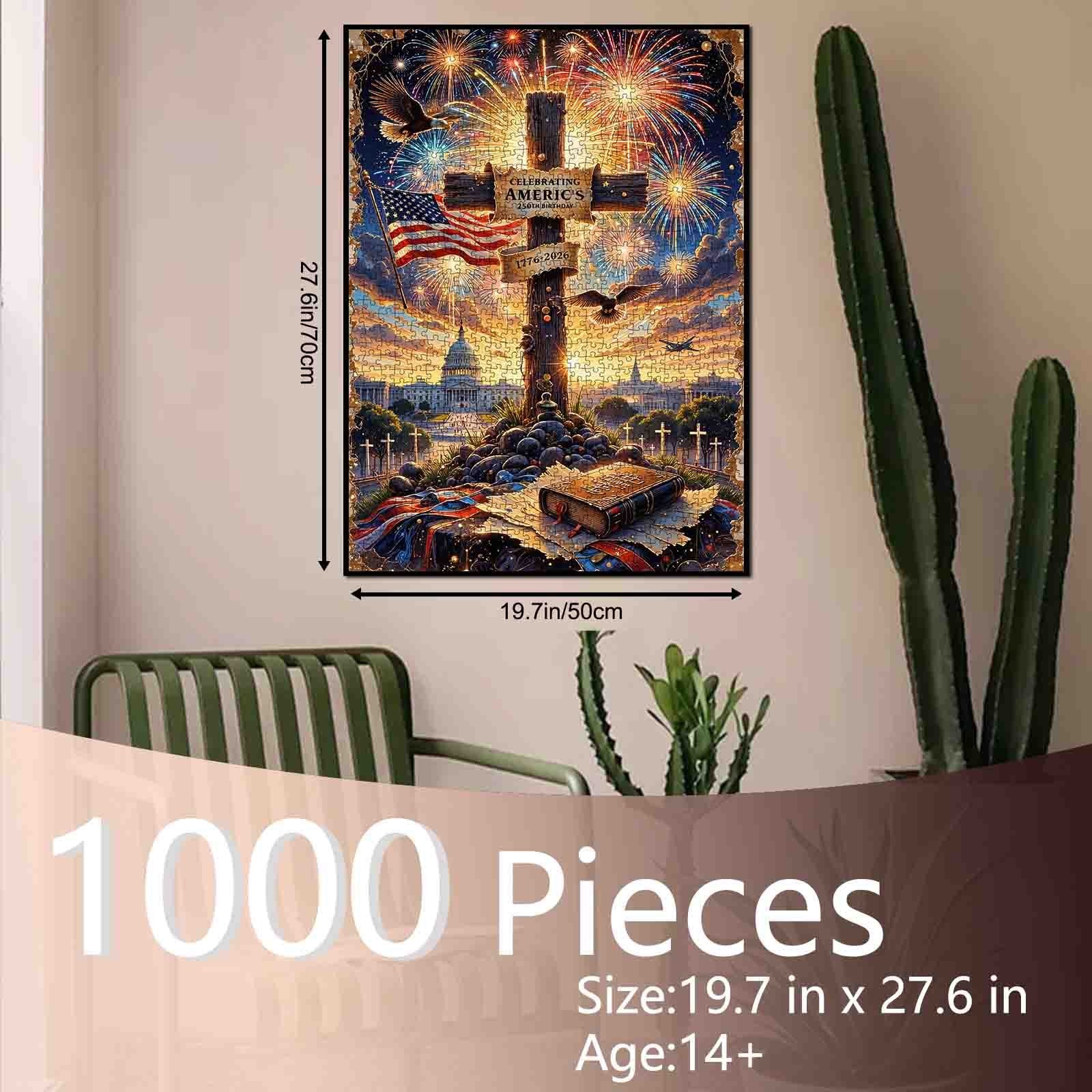 tucocoo-jigsaw-puzzles-patriotic-fireworks-puzzle-1000-teile-usa image 5