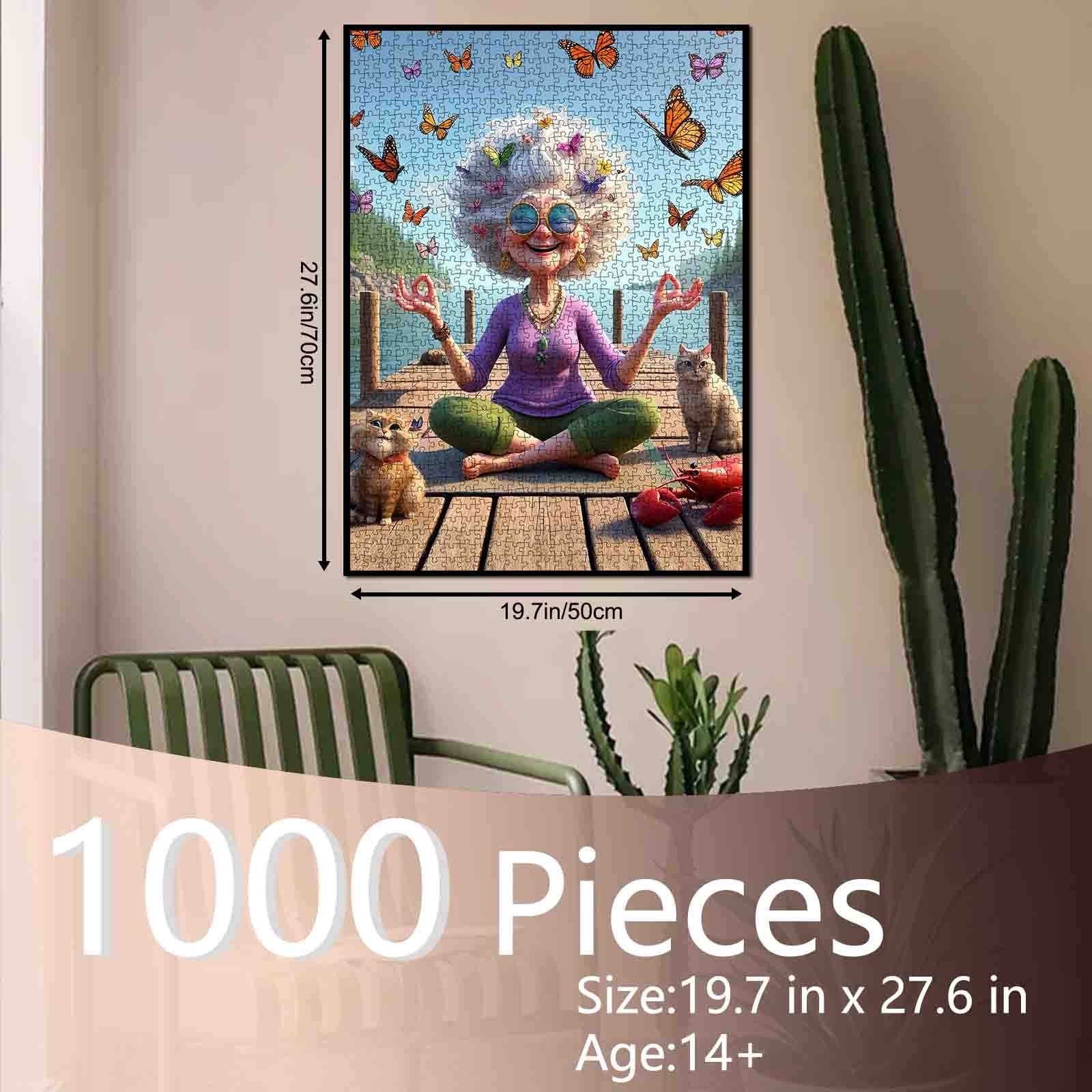 tucocoo-jigsaw-puzzles-meditating-grandma-puzzle-1000-teile-see image 5