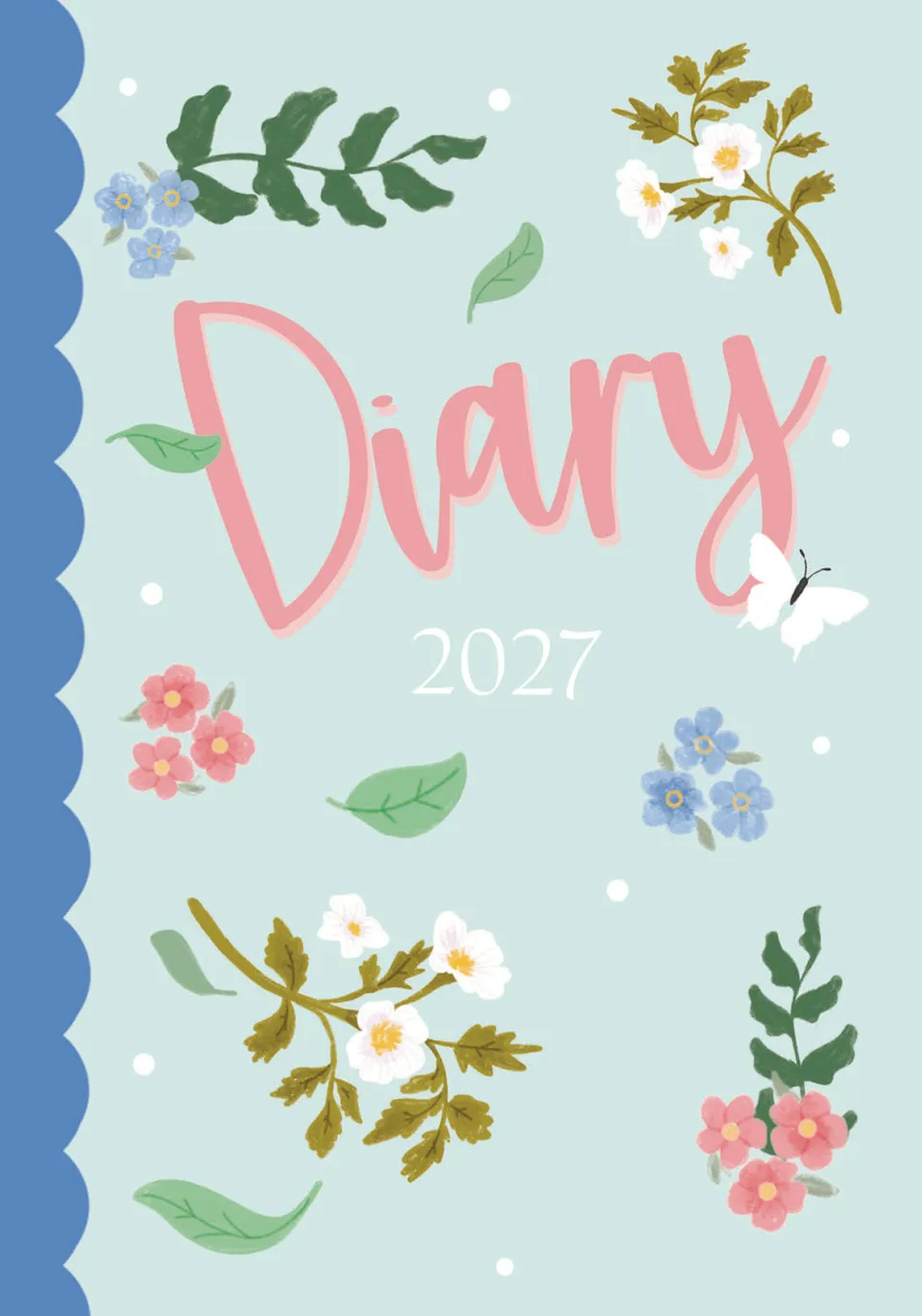 otter-house-fashion-diary-scallop-floral-a6-tagebuch-2027 image 1